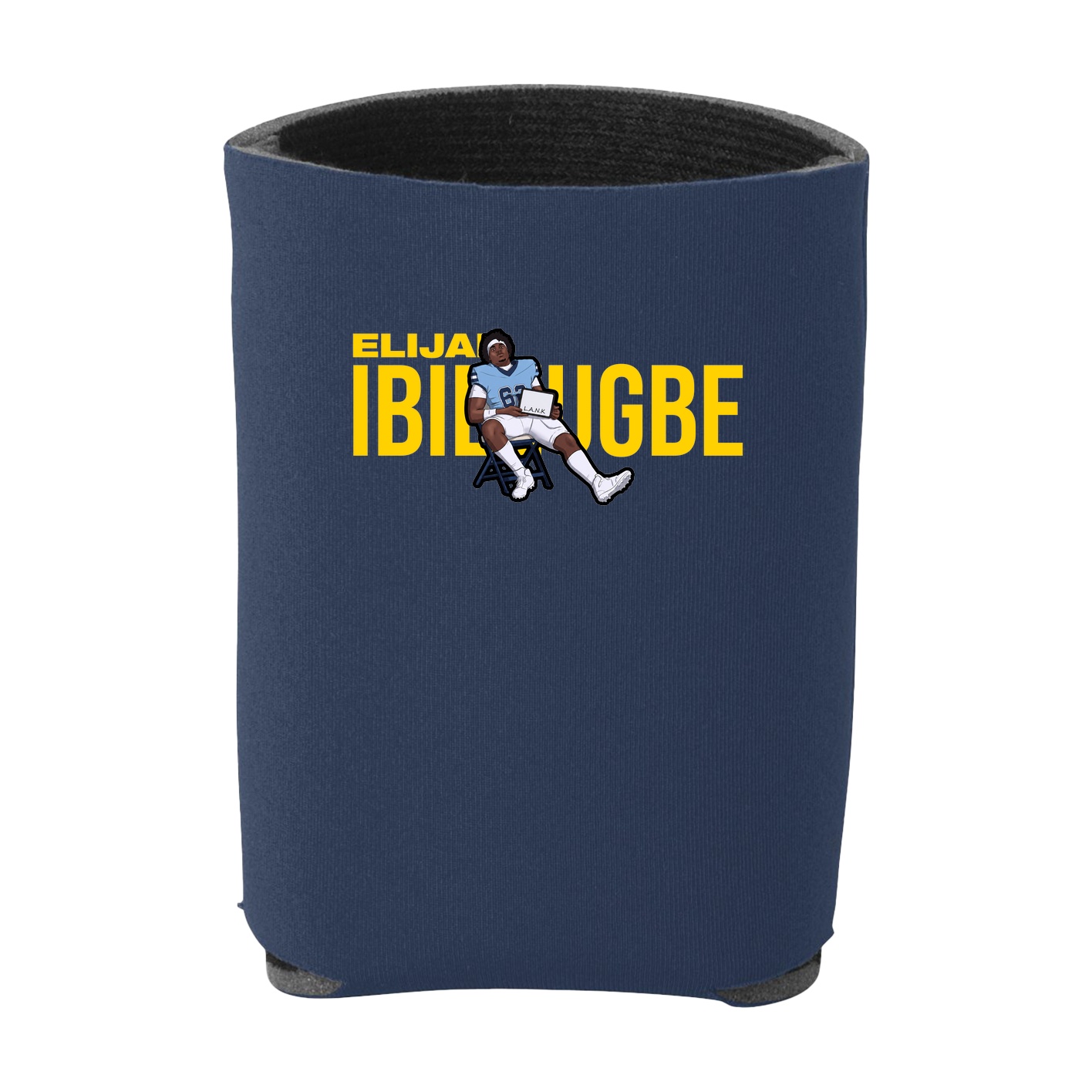 Can Holder — Player Name in Navy