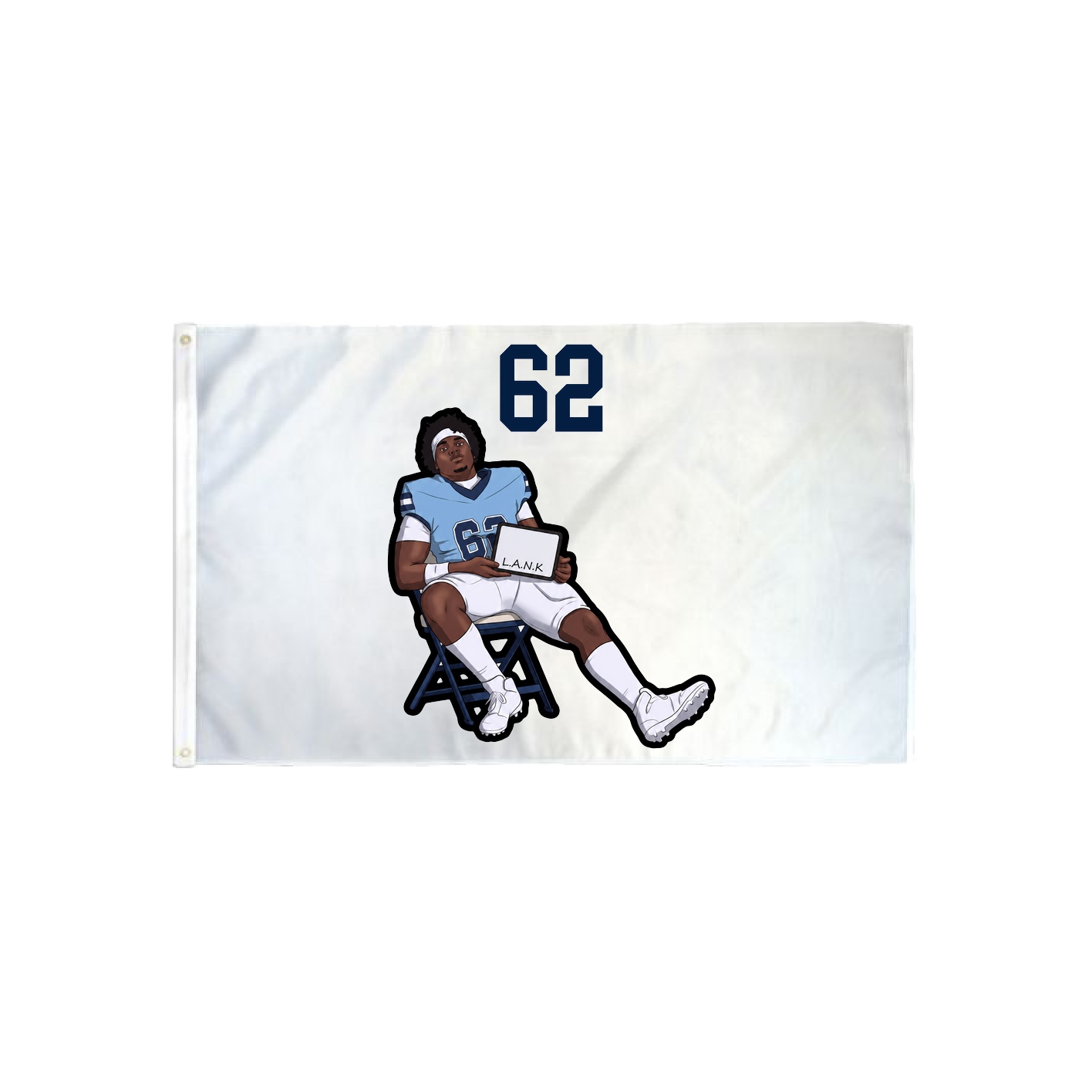 3x5 Flag — Number Top in Classic