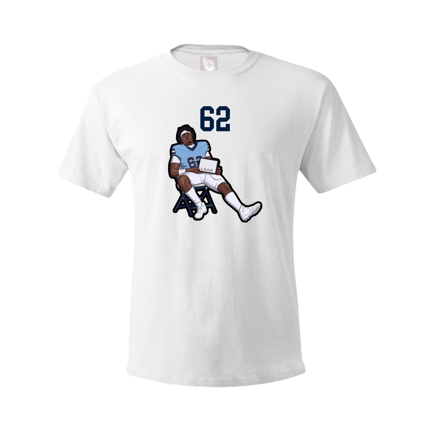 Tee — Number Top in White