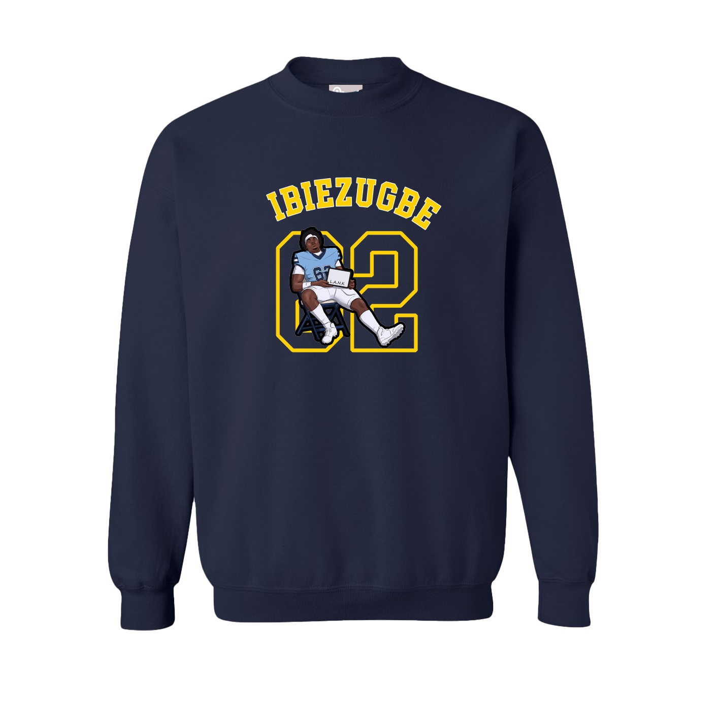 Fleece Crew — Shirsey Arch in Navy