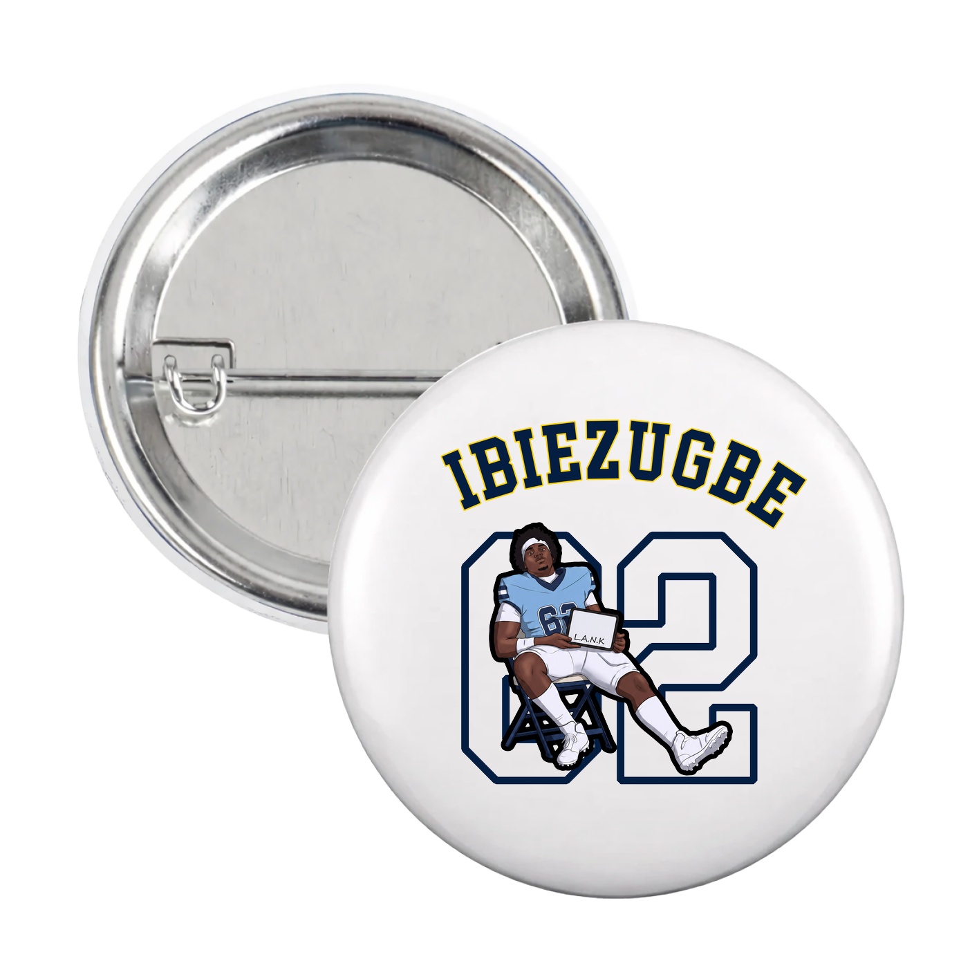 Game Day Button — Shirsey Arch in White