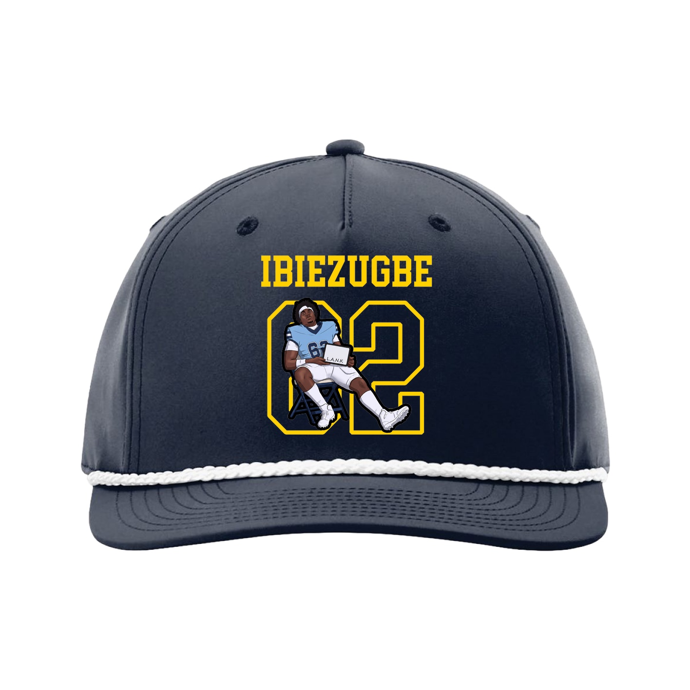 Five-Panel Classic Rope Cap — Shirsey in Navy