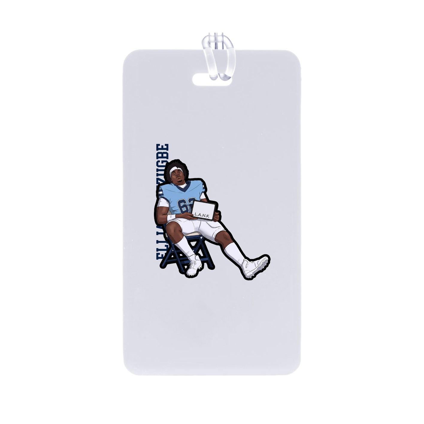 Bag Tag — Name Vertical in Classic