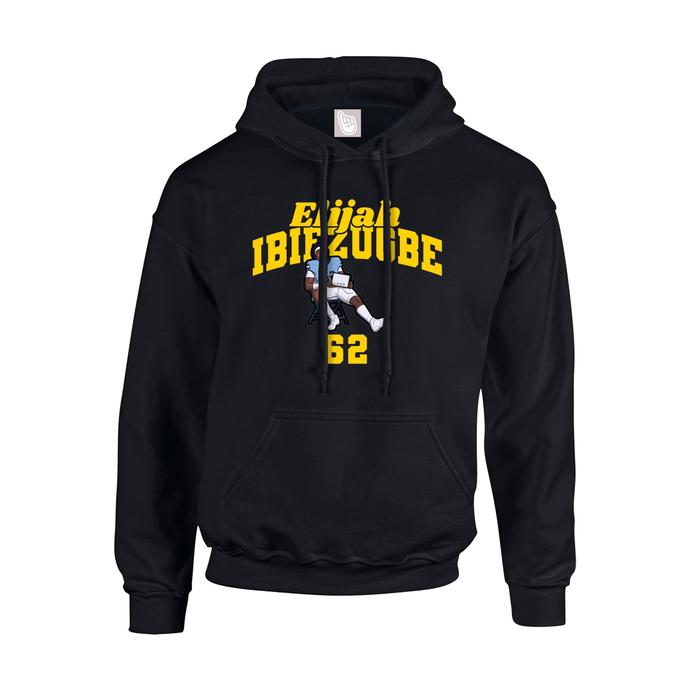 Hoodie — Signature Arch in Black