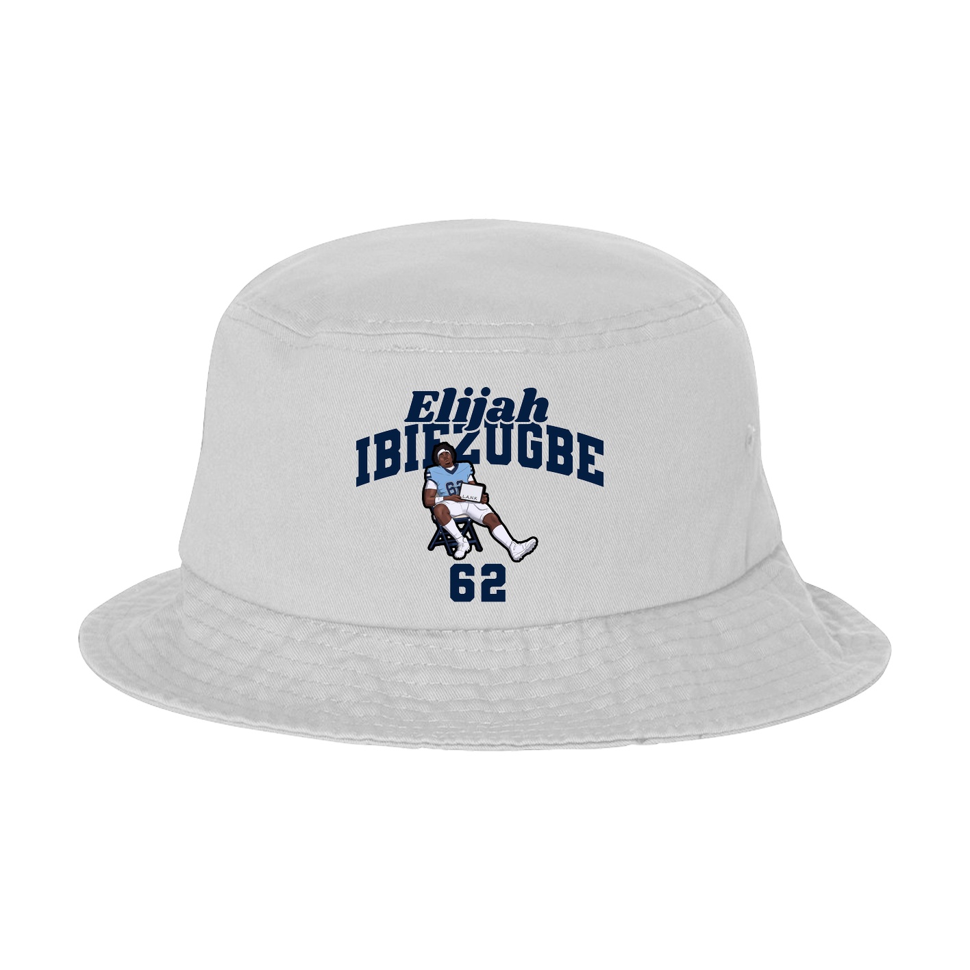Bucket Cap — Signature Arch in White