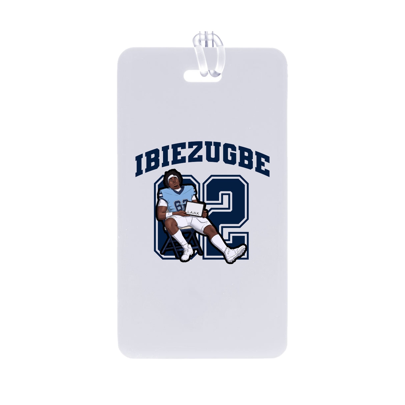 Bag Tag — Number in Classic