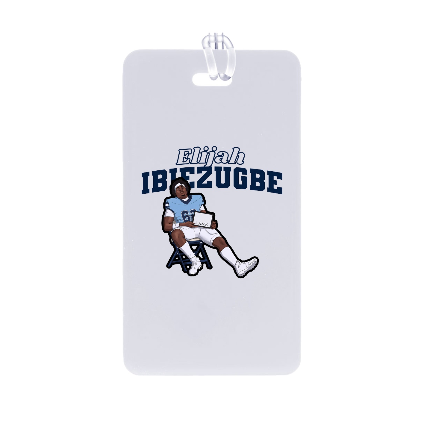 Bag Tag — Name Arch in Classic
