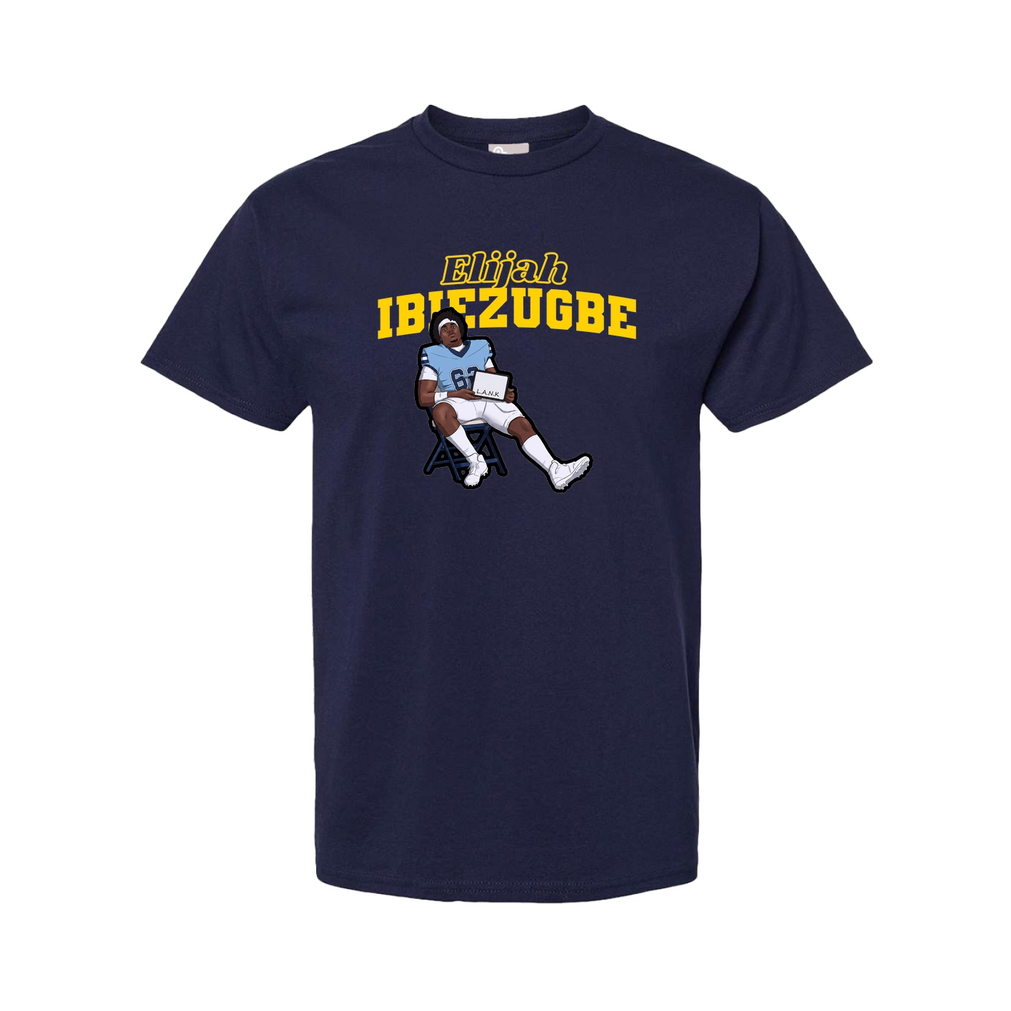 Youth Tee — Name Arch in Navy