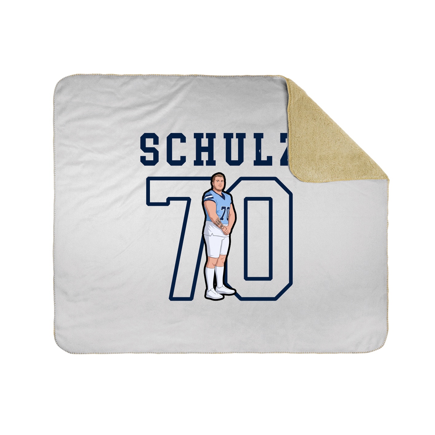 Throw Blanket — Shirsey in White