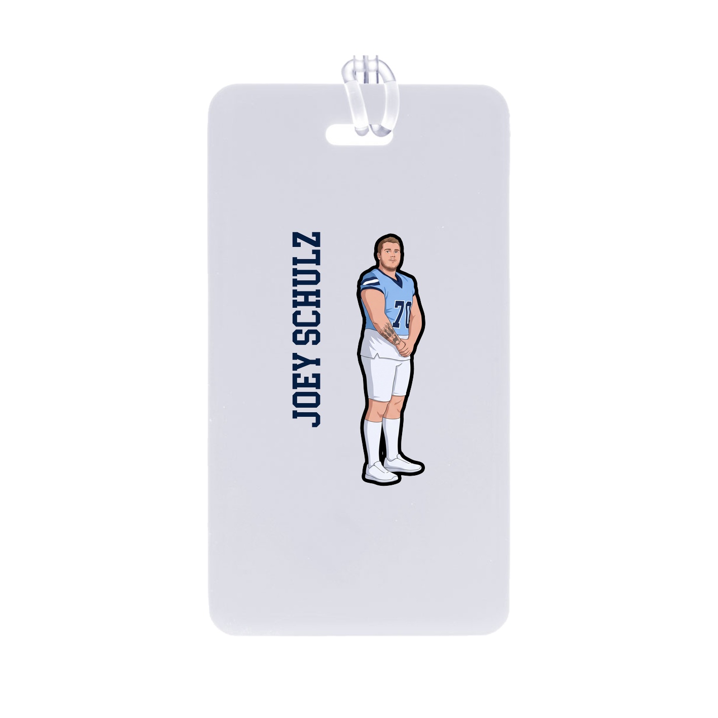 Bag Tag — Name Vertical in Classic