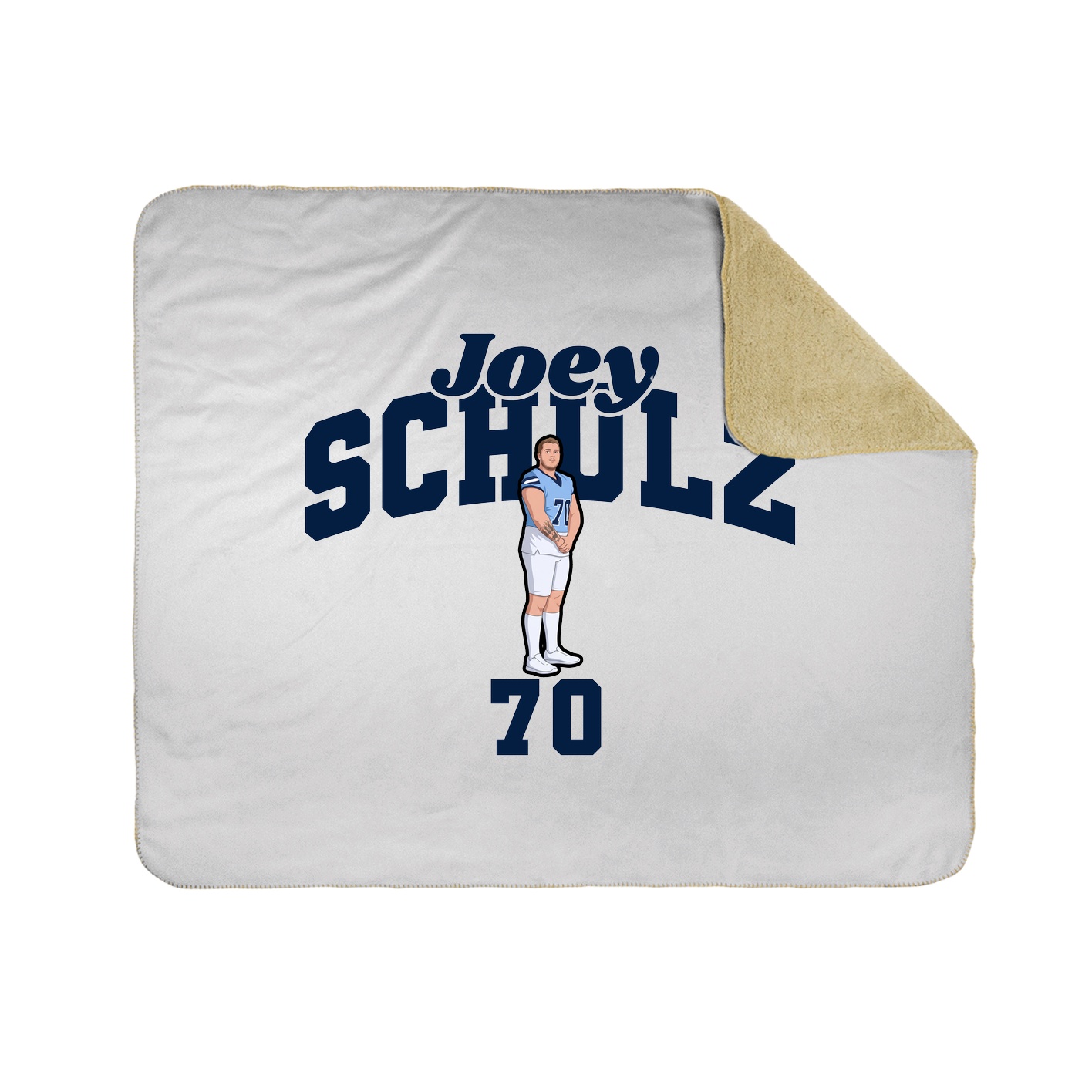 Throw Blanket — Signature Arch in White