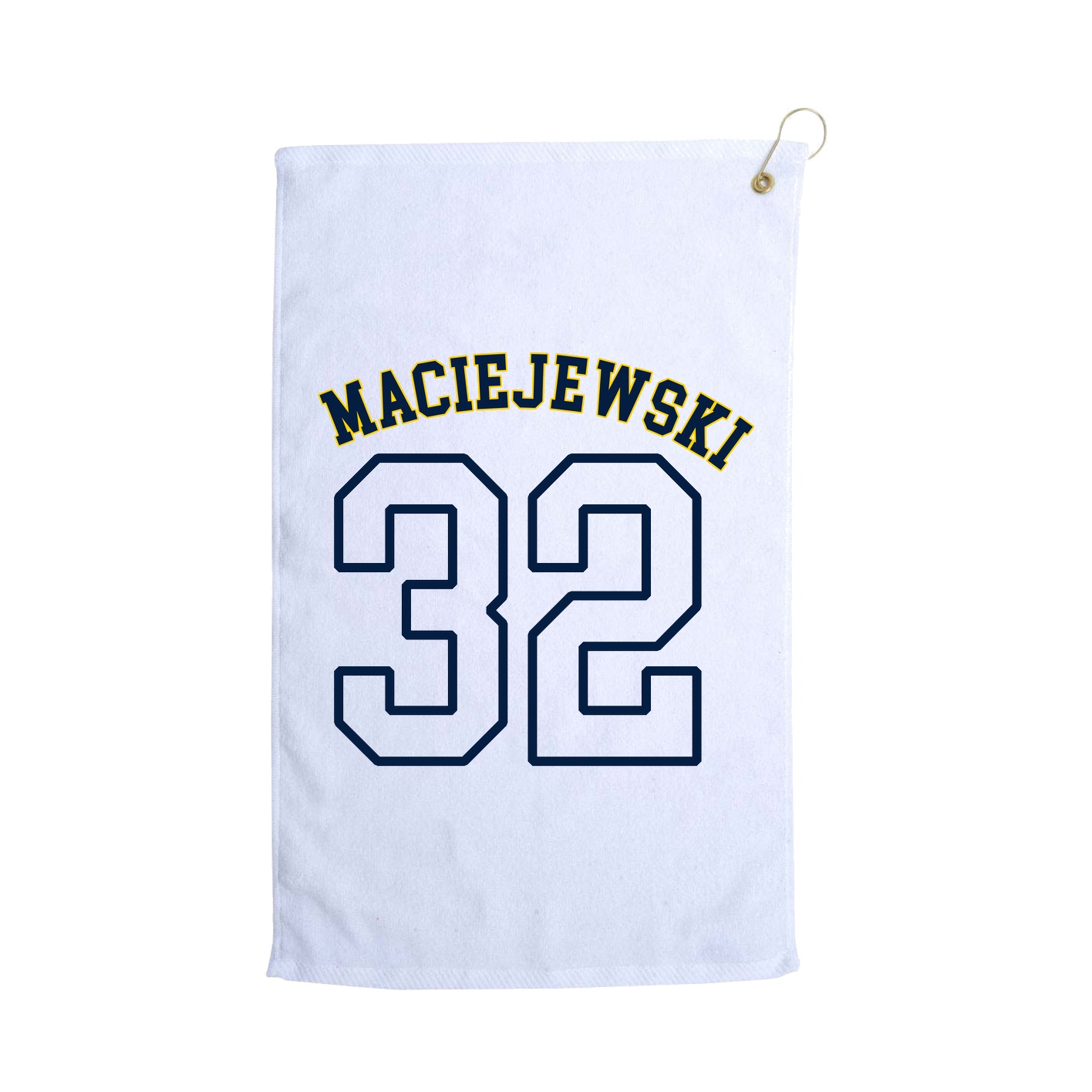 Golf Towel — Shirsey Arch in White