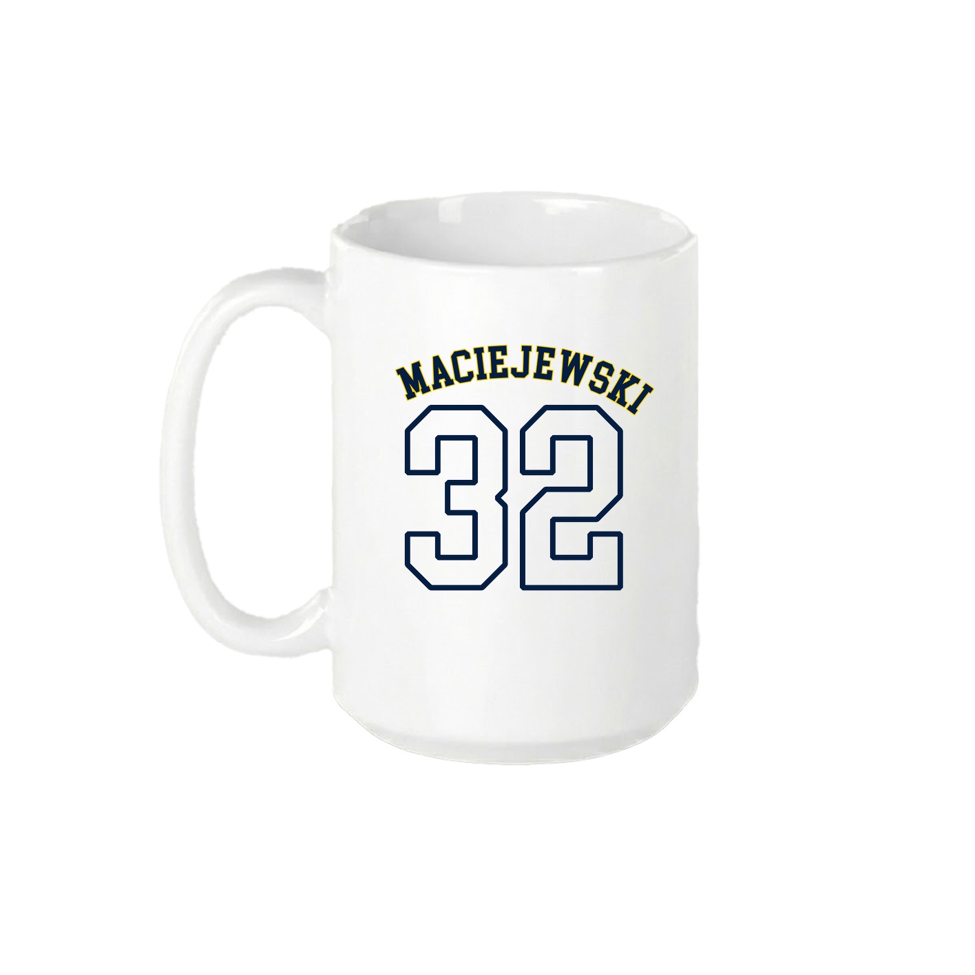 15oz Coffee Mug — Shirsey Arch in White