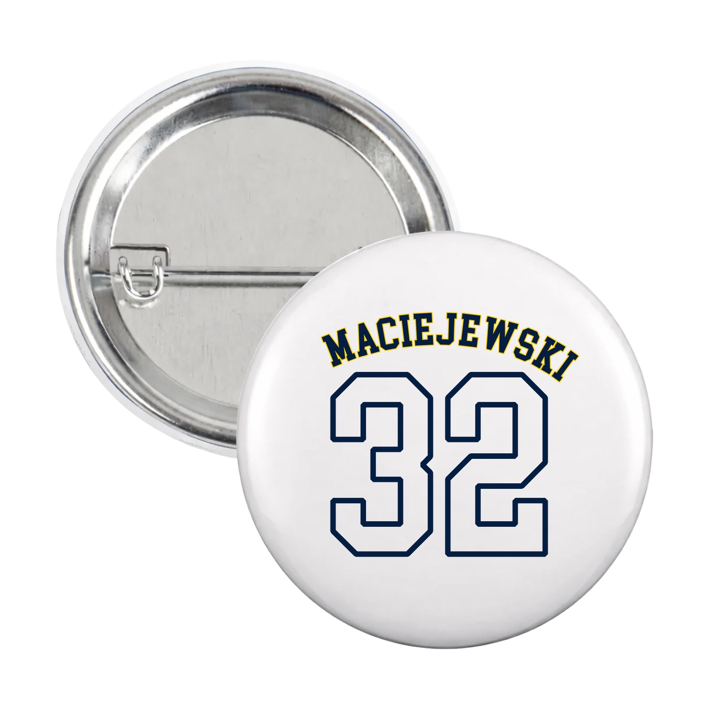 Game Day Button — Shirsey Arch in White