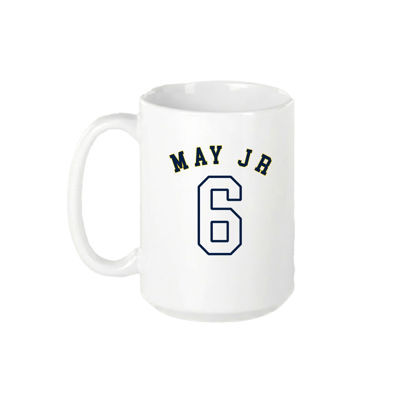 15oz Coffee Mug — Shirsey Arch in White