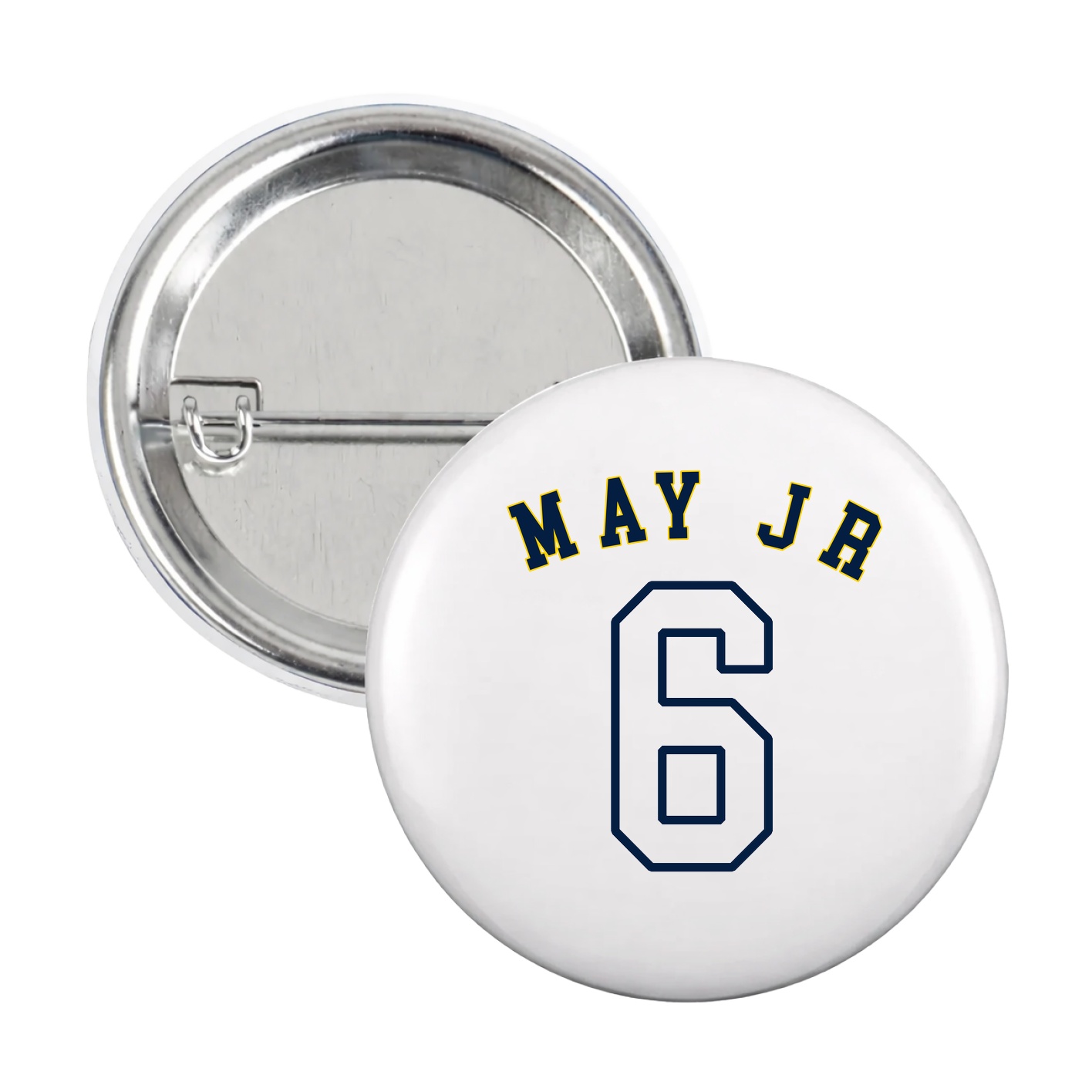 Game Day Button — Shirsey Arch in White