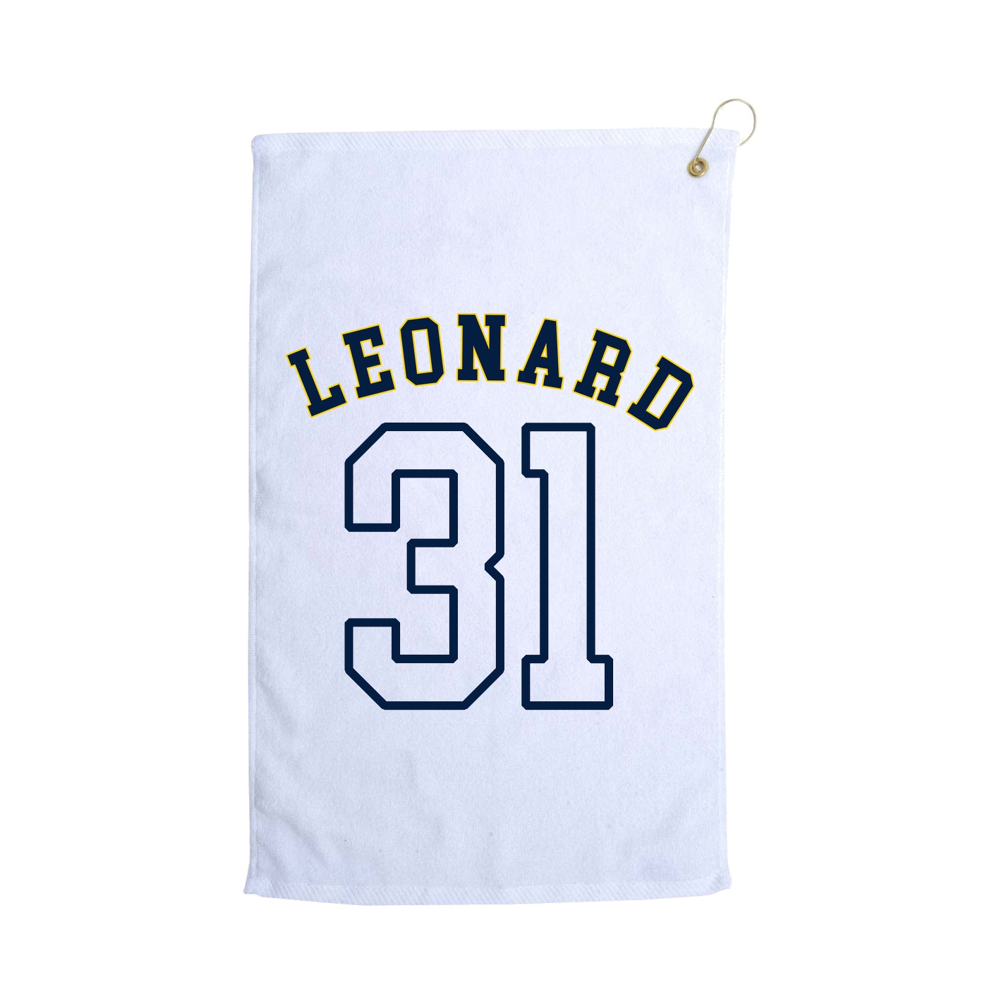 Golf Towel — Shirsey Arch in White
