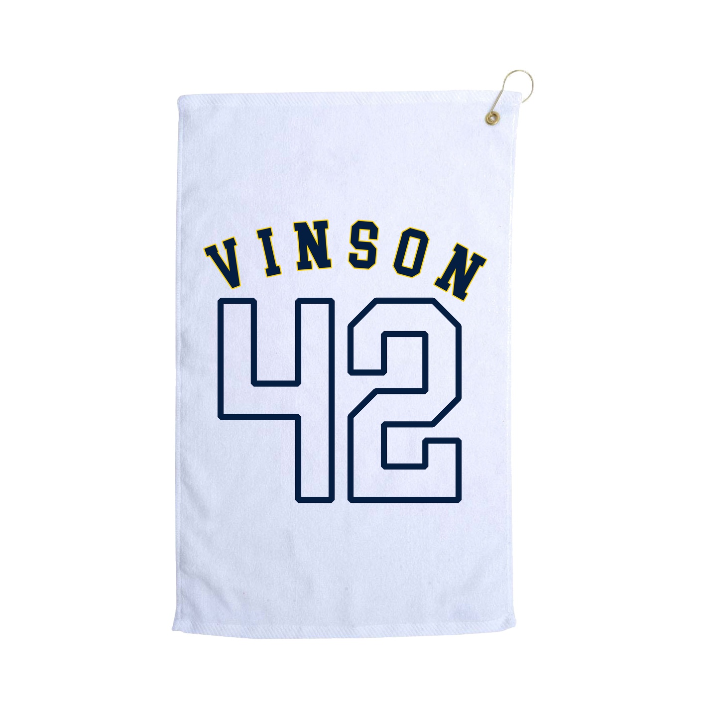 Golf Towel — Shirsey Arch in White