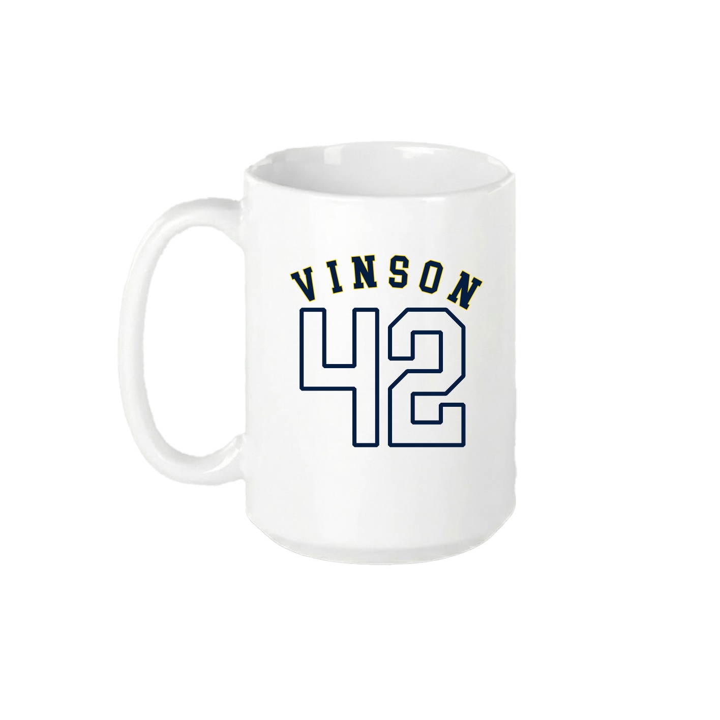 15oz Coffee Mug — Shirsey Arch in White
