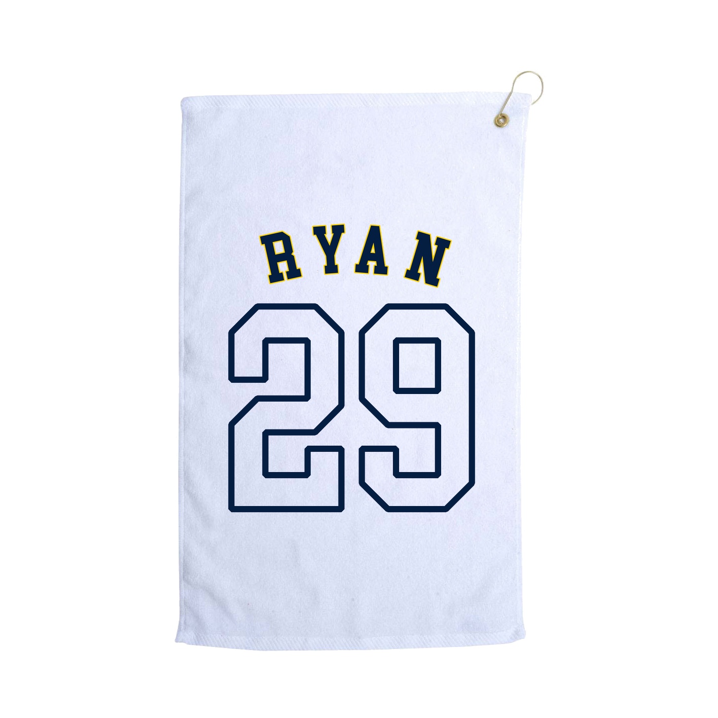 Golf Towel — Shirsey Arch in White