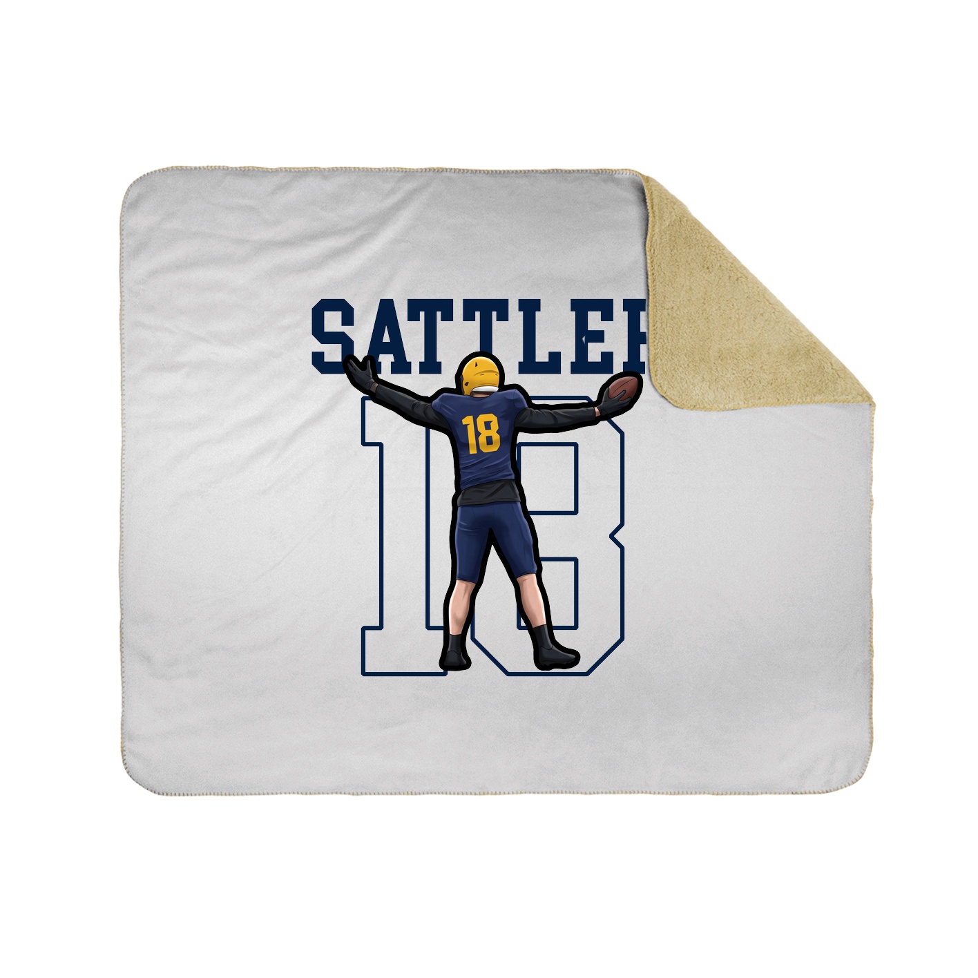 Throw Blanket — Shirsey in White