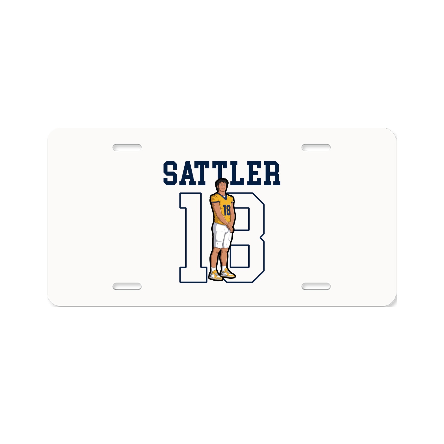 License Plate — Shirsey in Classic