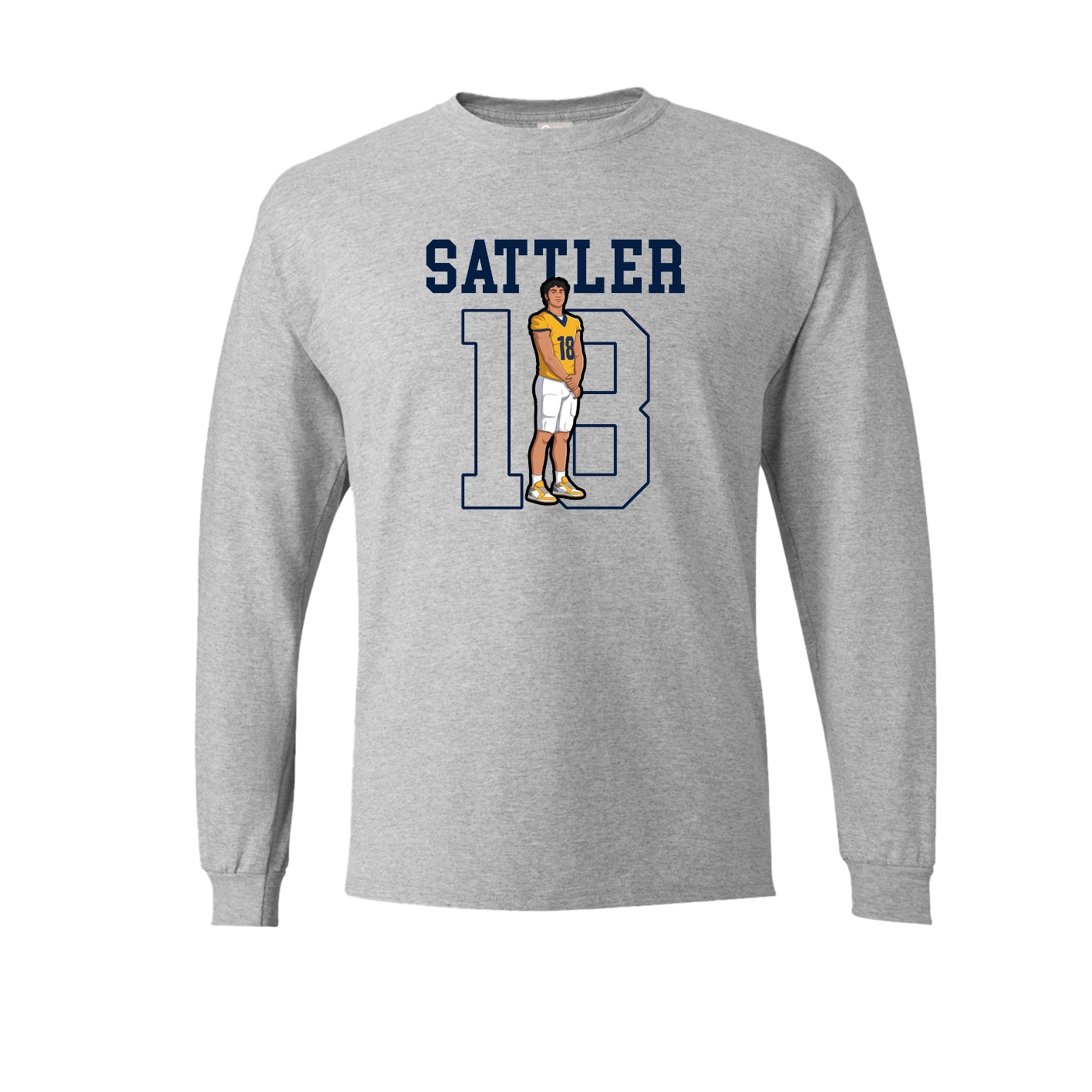 Long Sleeve Tee — Shirsey in Grey