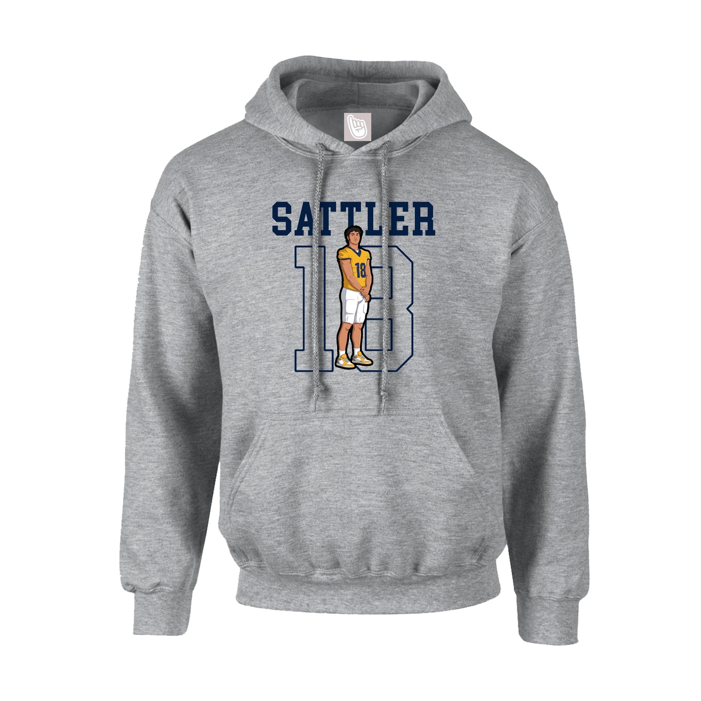 Hoodie — Shirsey in Grey