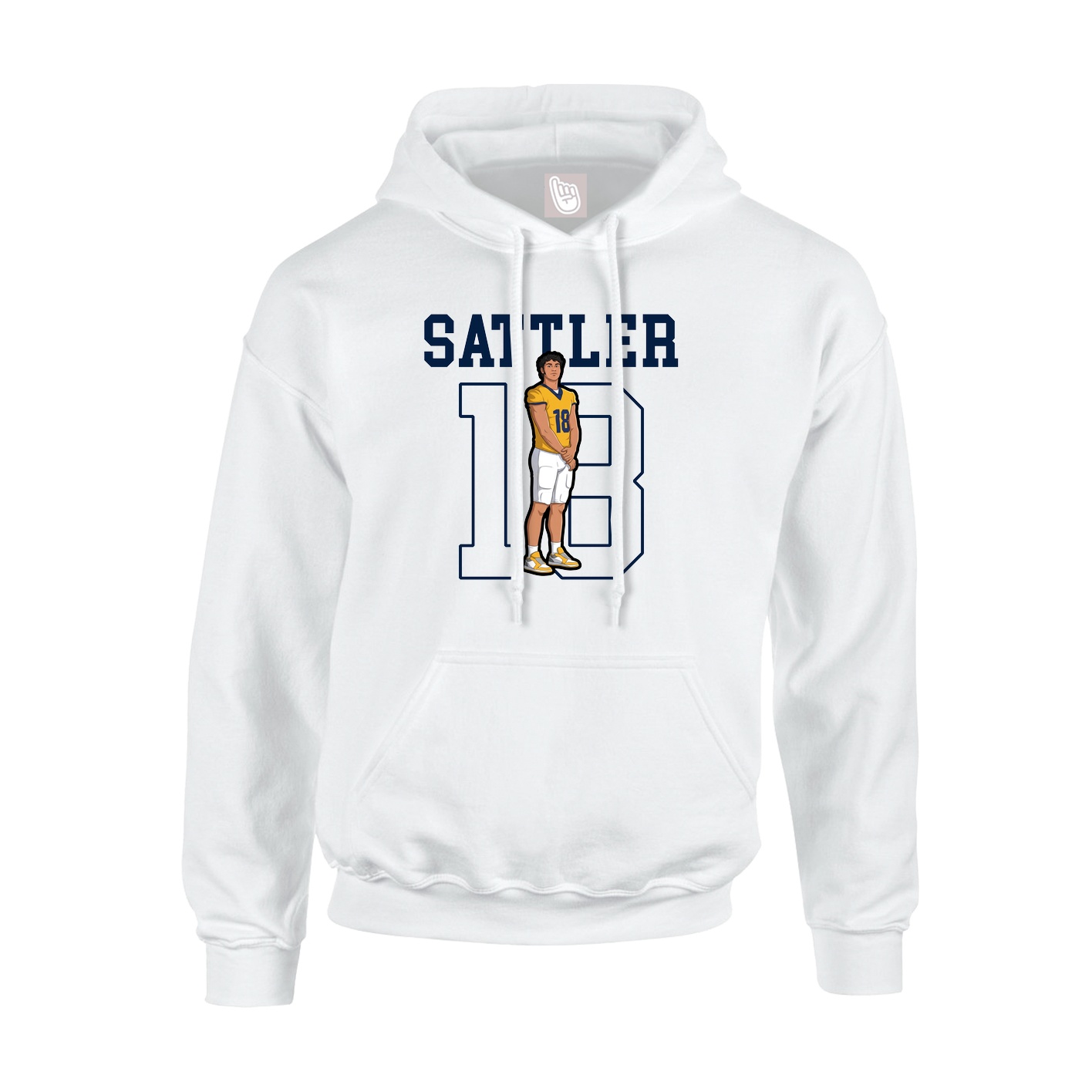Youth Hoodie — Shirsey in White