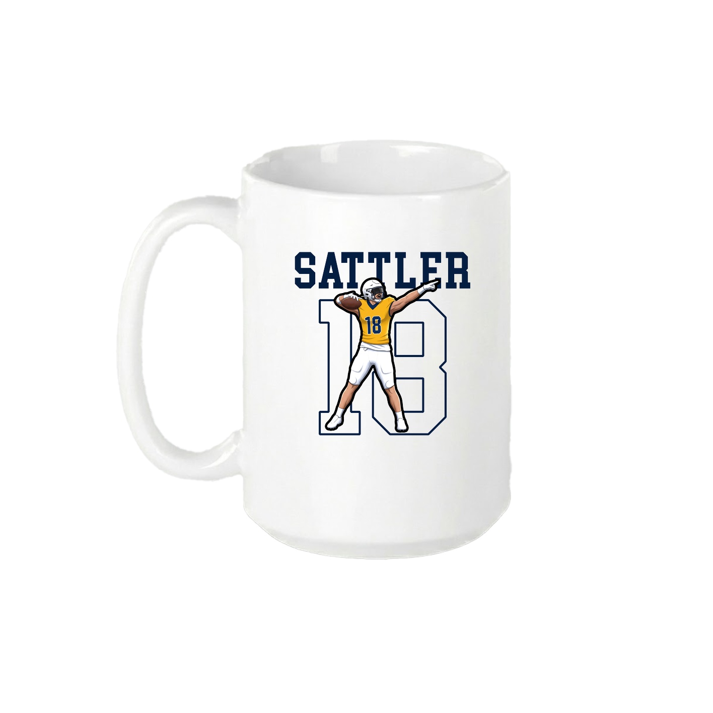 15oz Coffee Mug — Shirsey in White