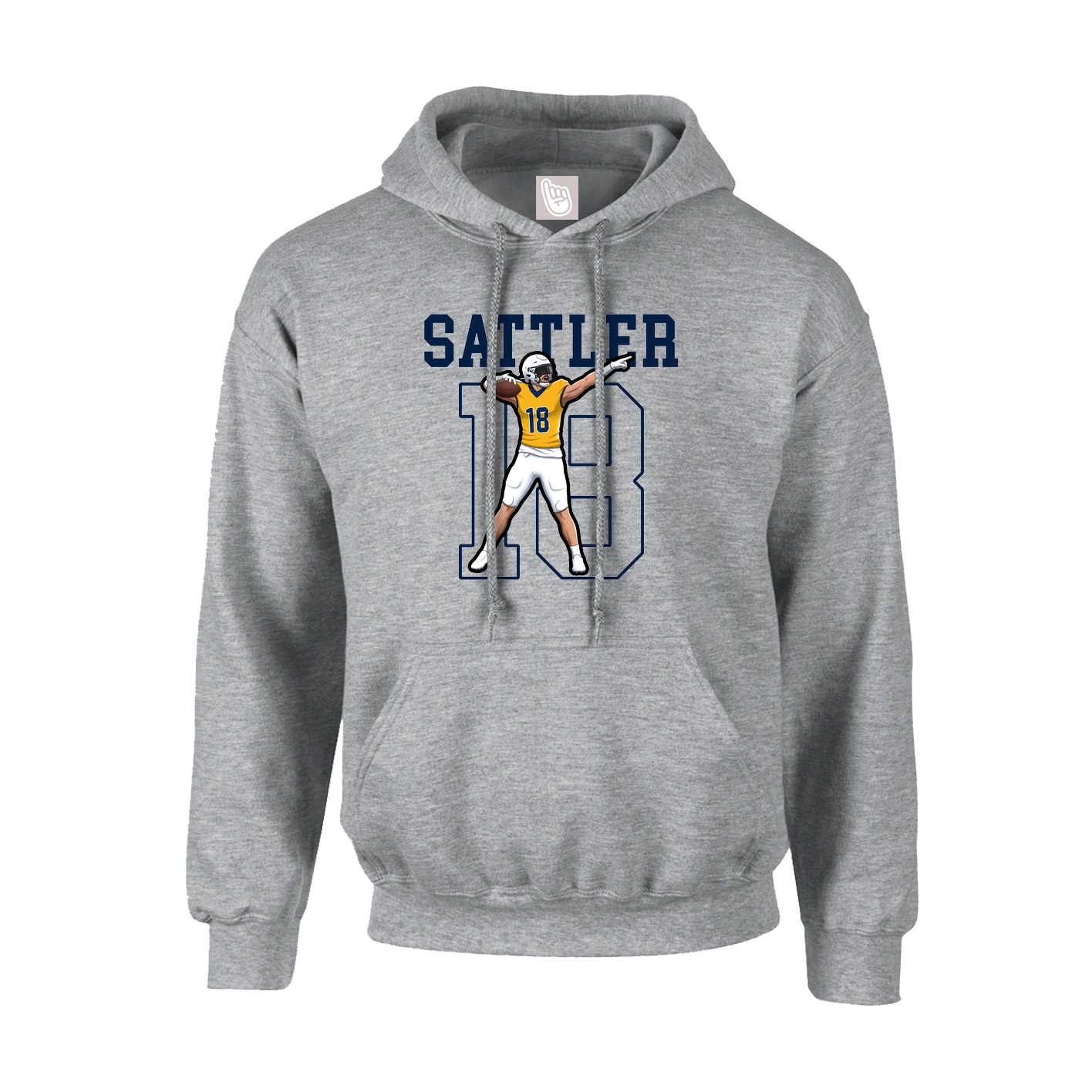Youth Hoodie — Shirsey in Grey