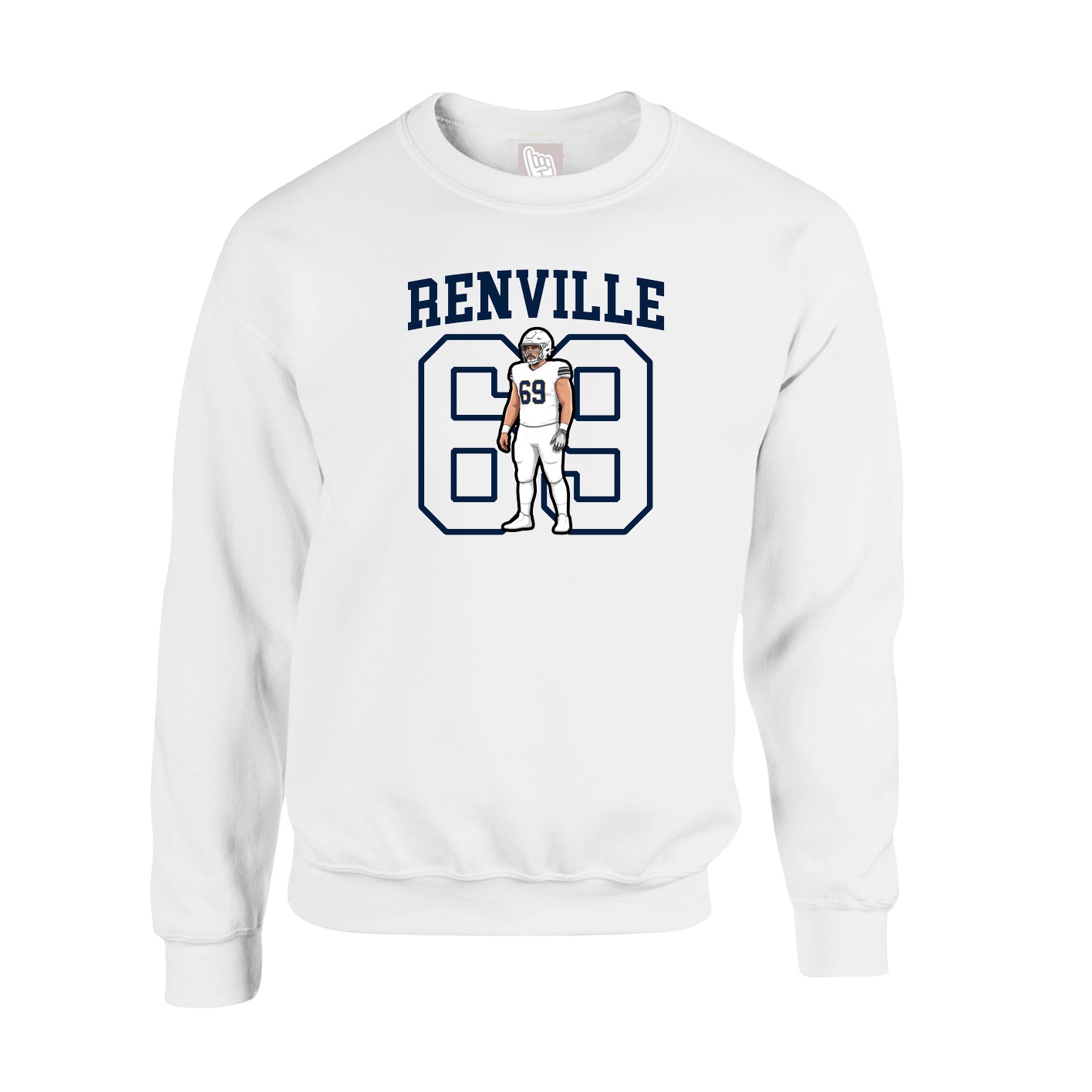 Fleece Crew — Shirsey in White
