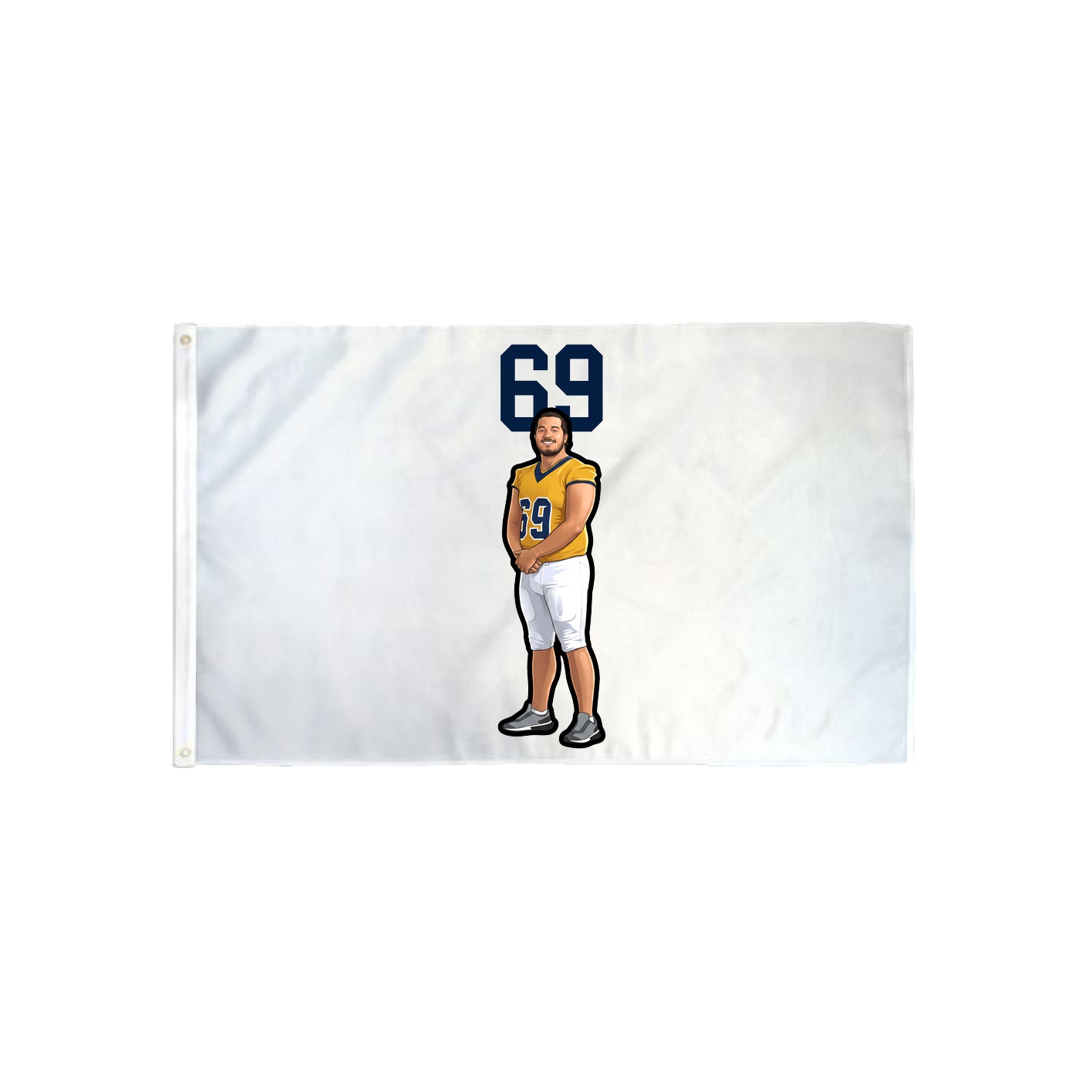 3x5 Flag — Number Top in Classic