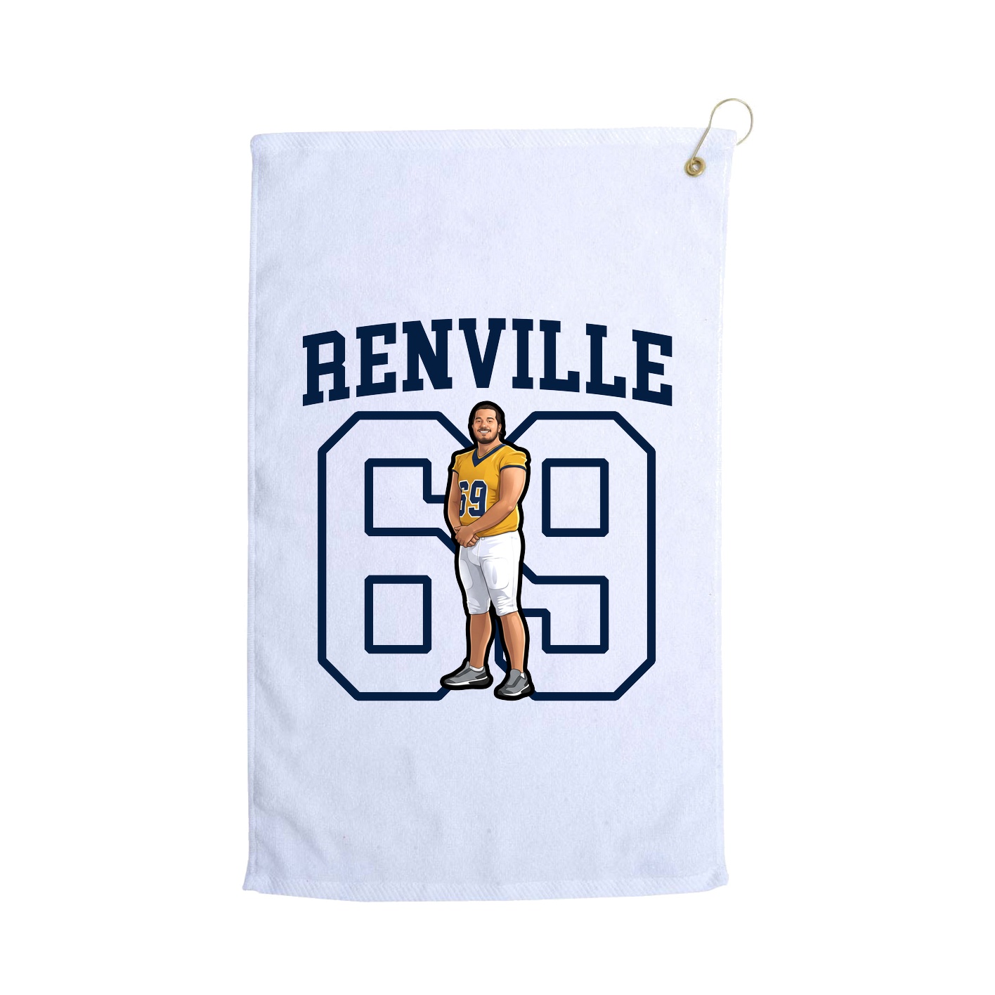Golf Towel — Shirsey in White