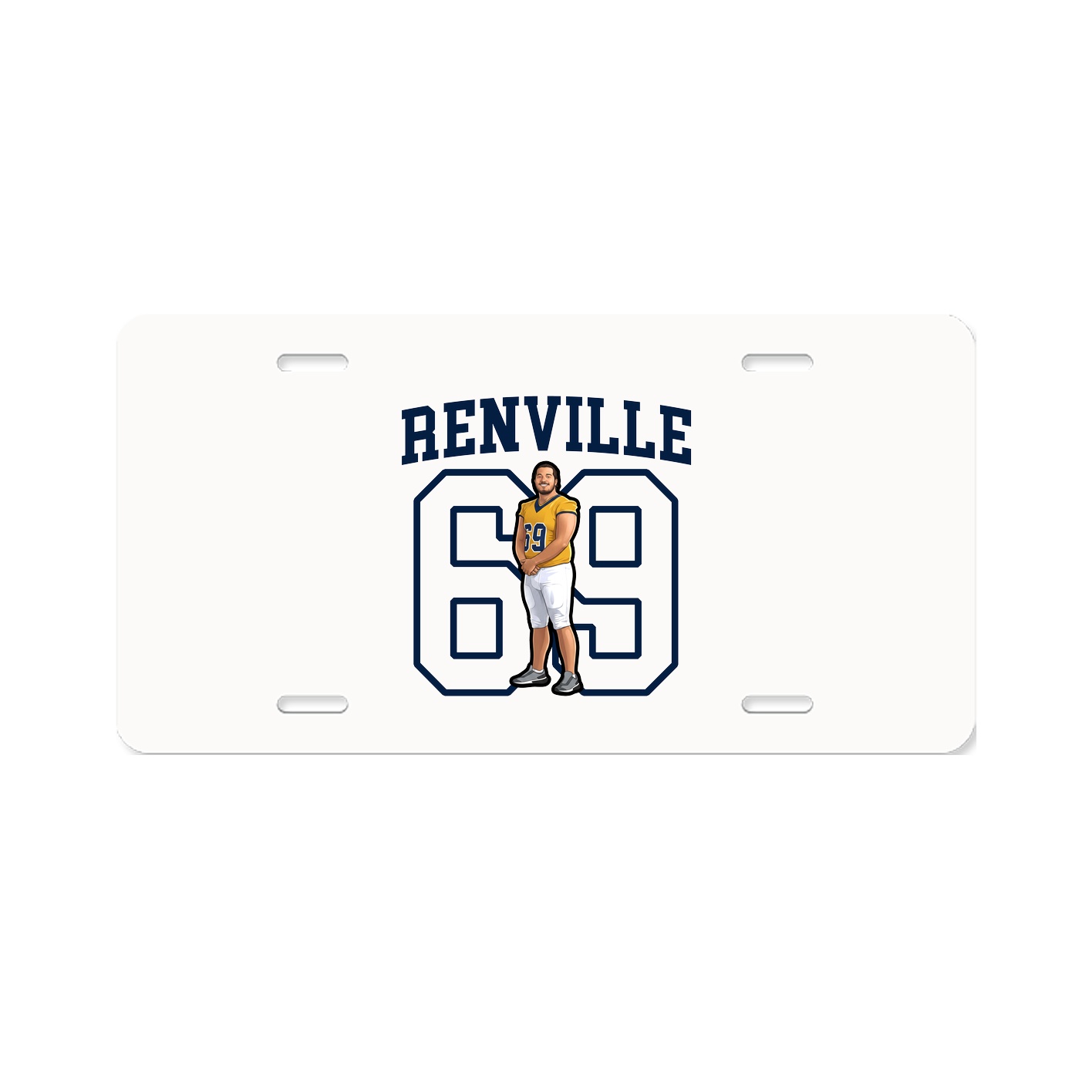 License Plate — Shirsey in Classic