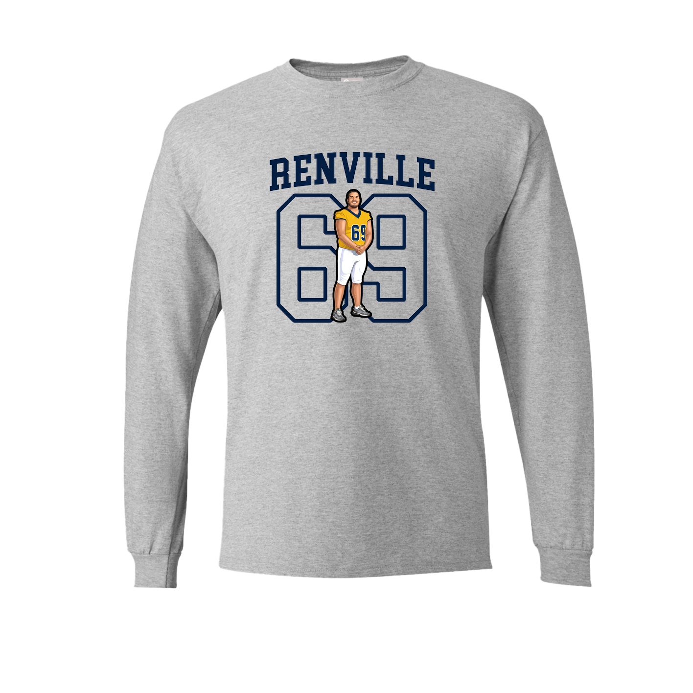 Long Sleeve Tee — Shirsey in Grey