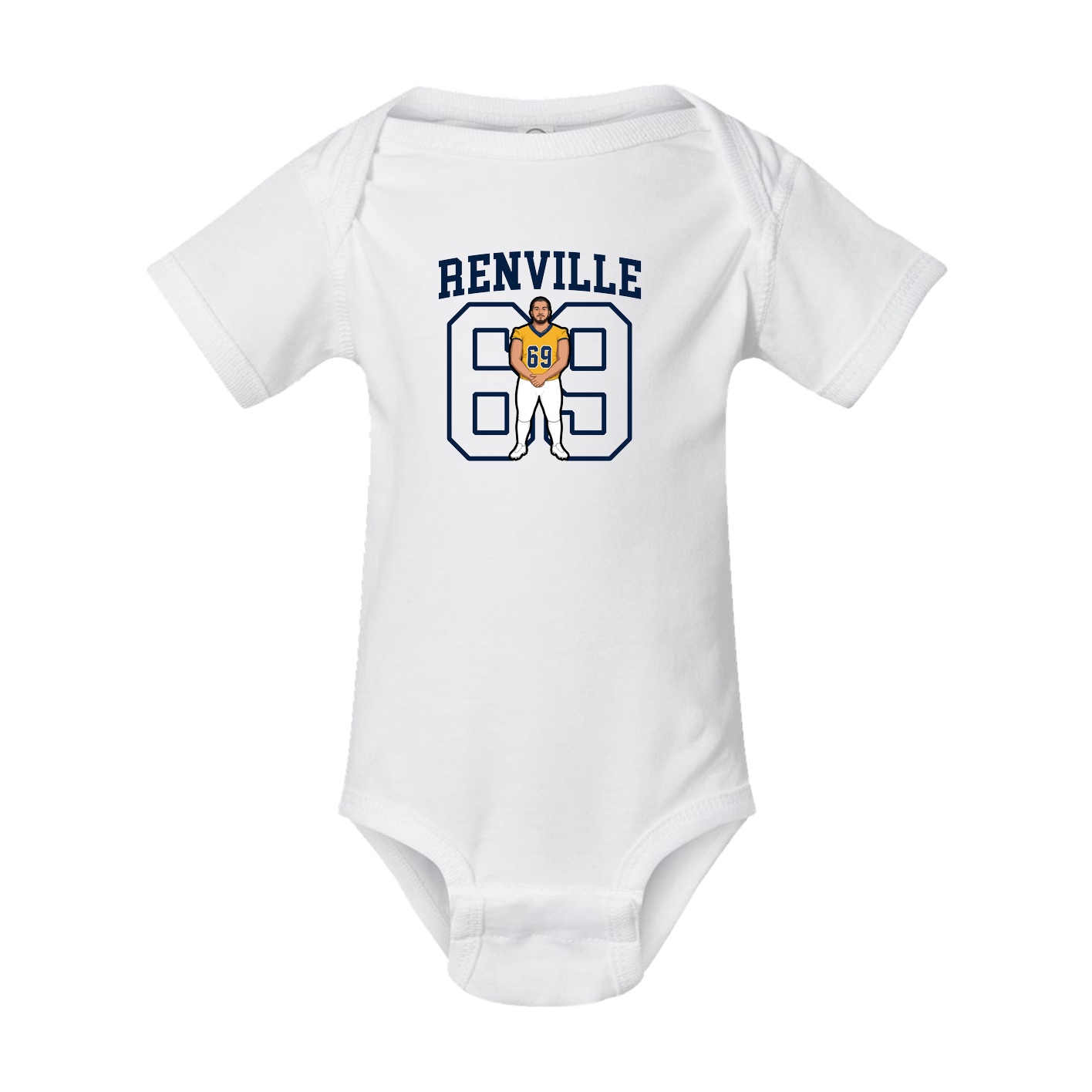 Baby Onesie — Shirsey in White