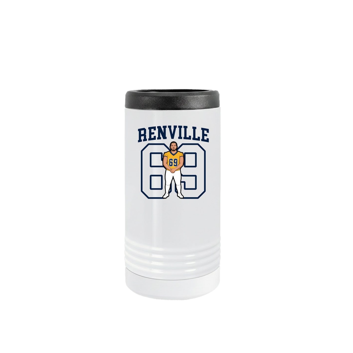 Slim Beverage Holder — Shirsey in White