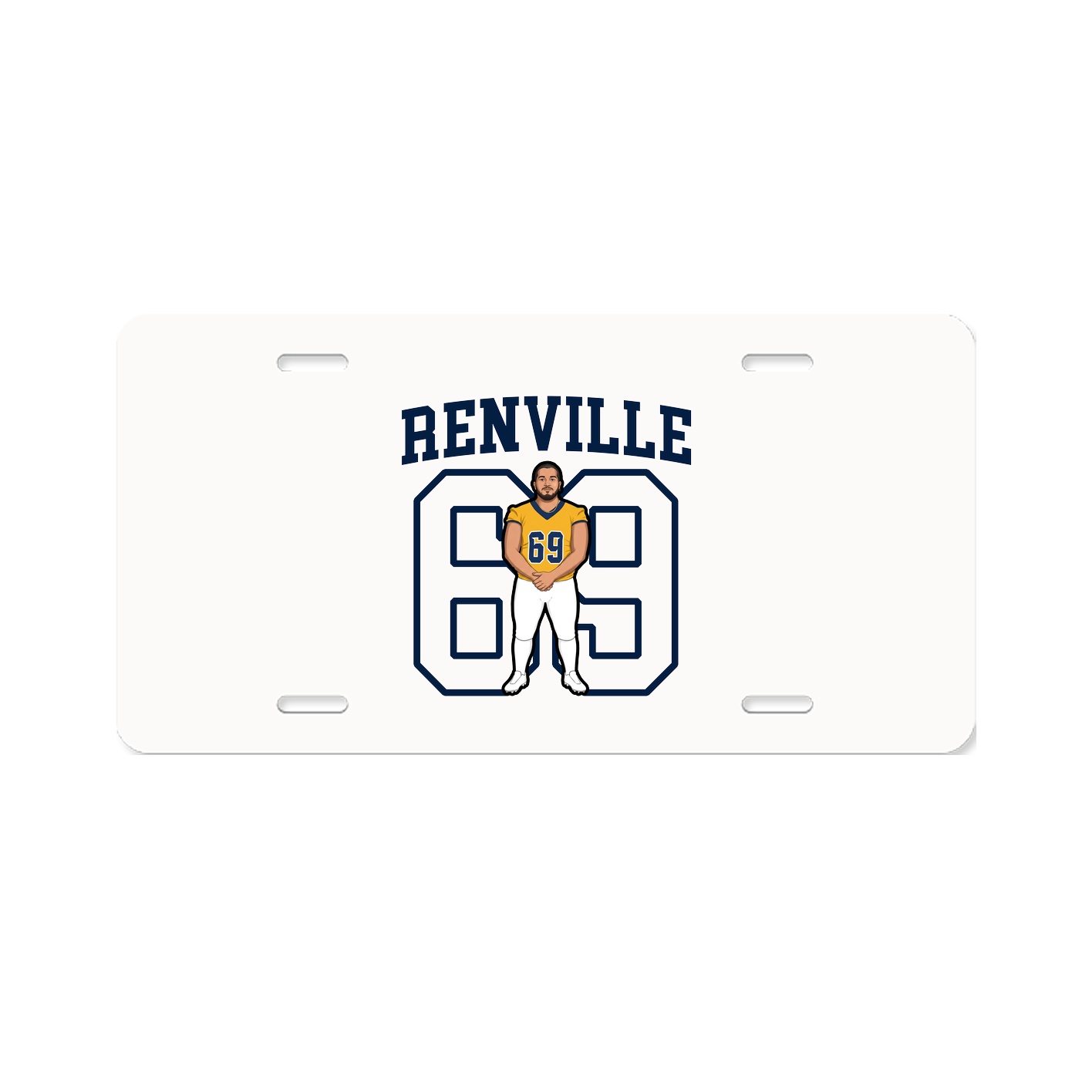 License Plate — Shirsey in Classic