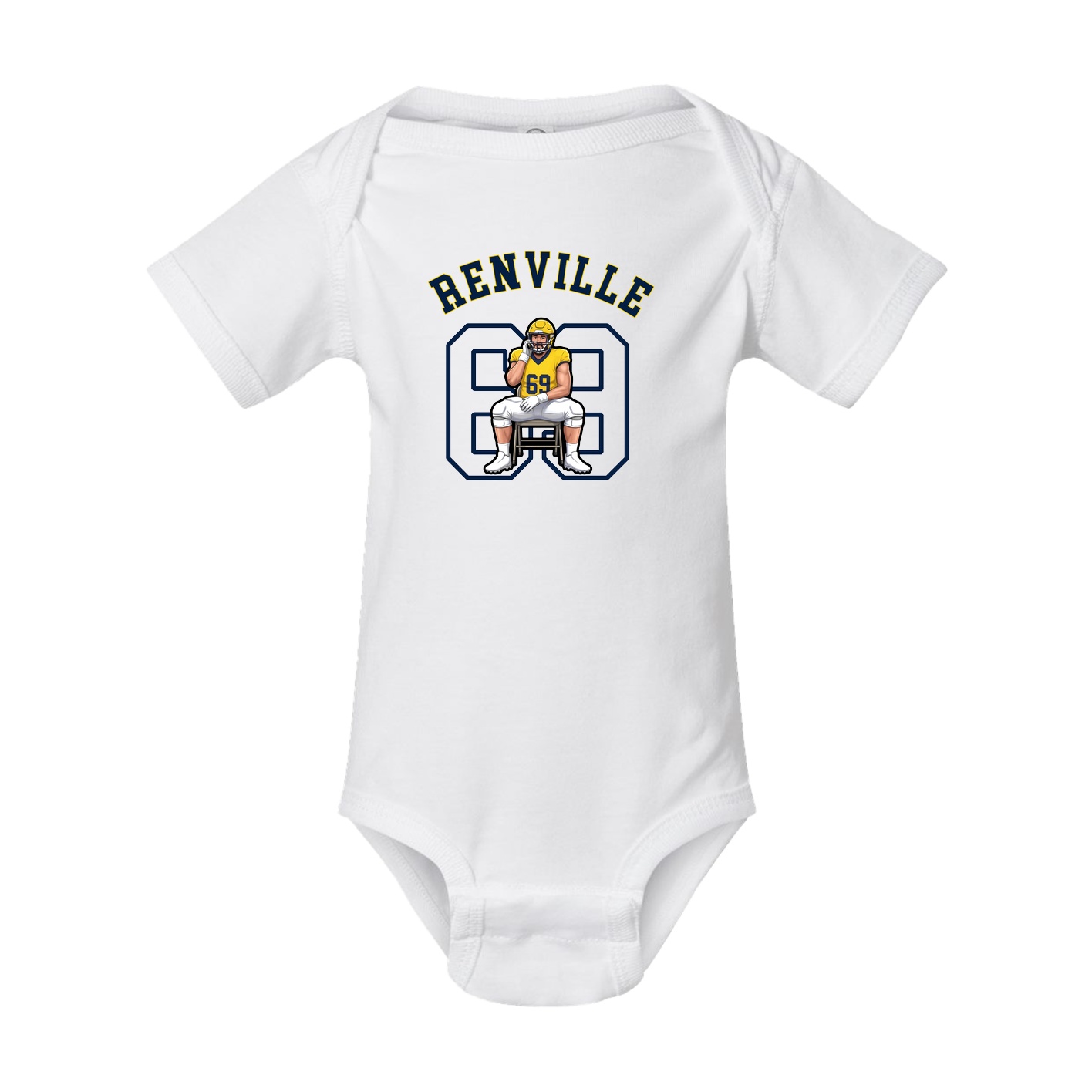 Baby Onesie — Shirsey Arch in White