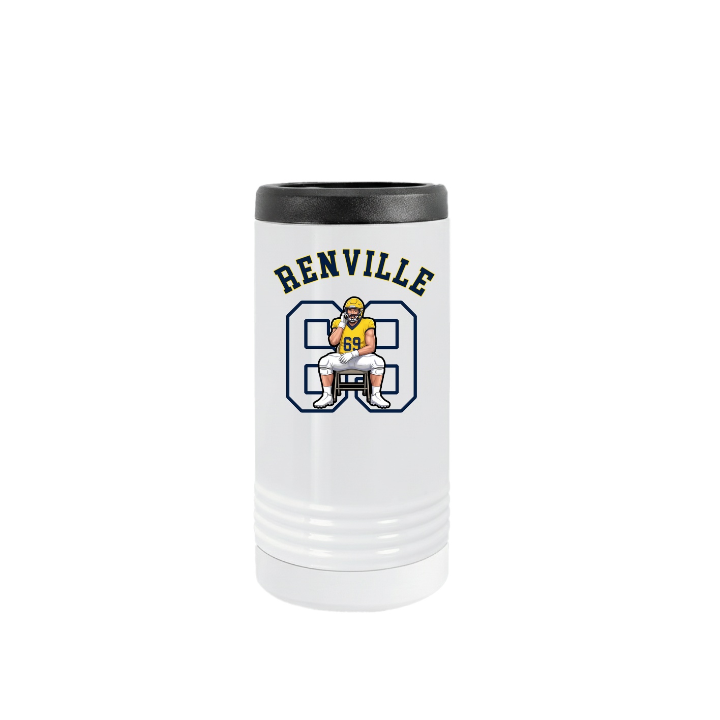 Slim Beverage Holder — Shirsey Arch in White