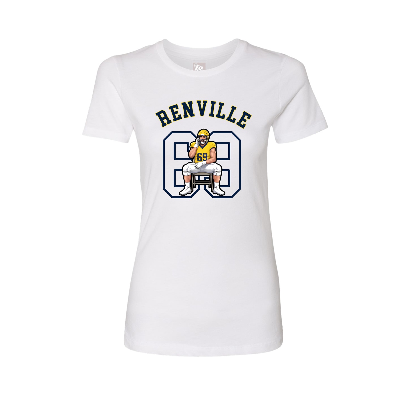 Womens Tee — Shirsey Arch in White