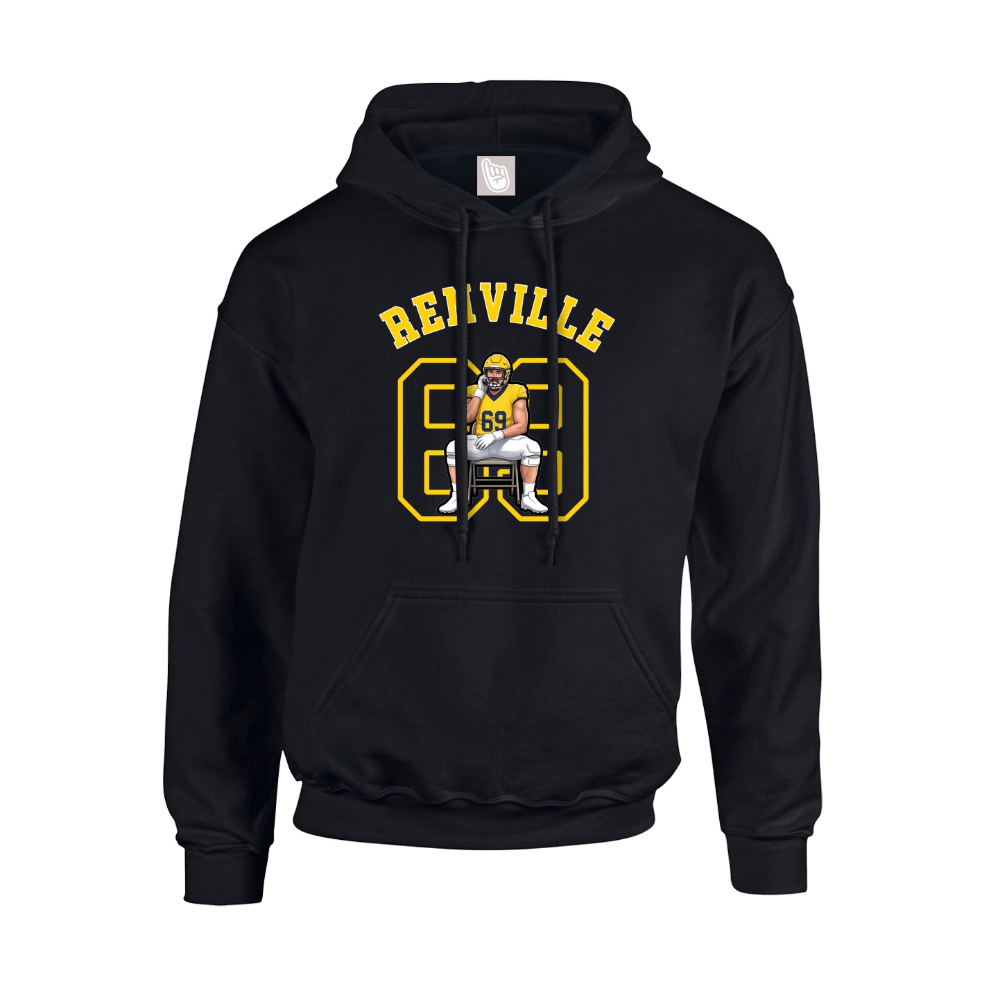Youth Hoodie — Shirsey Arch in Black