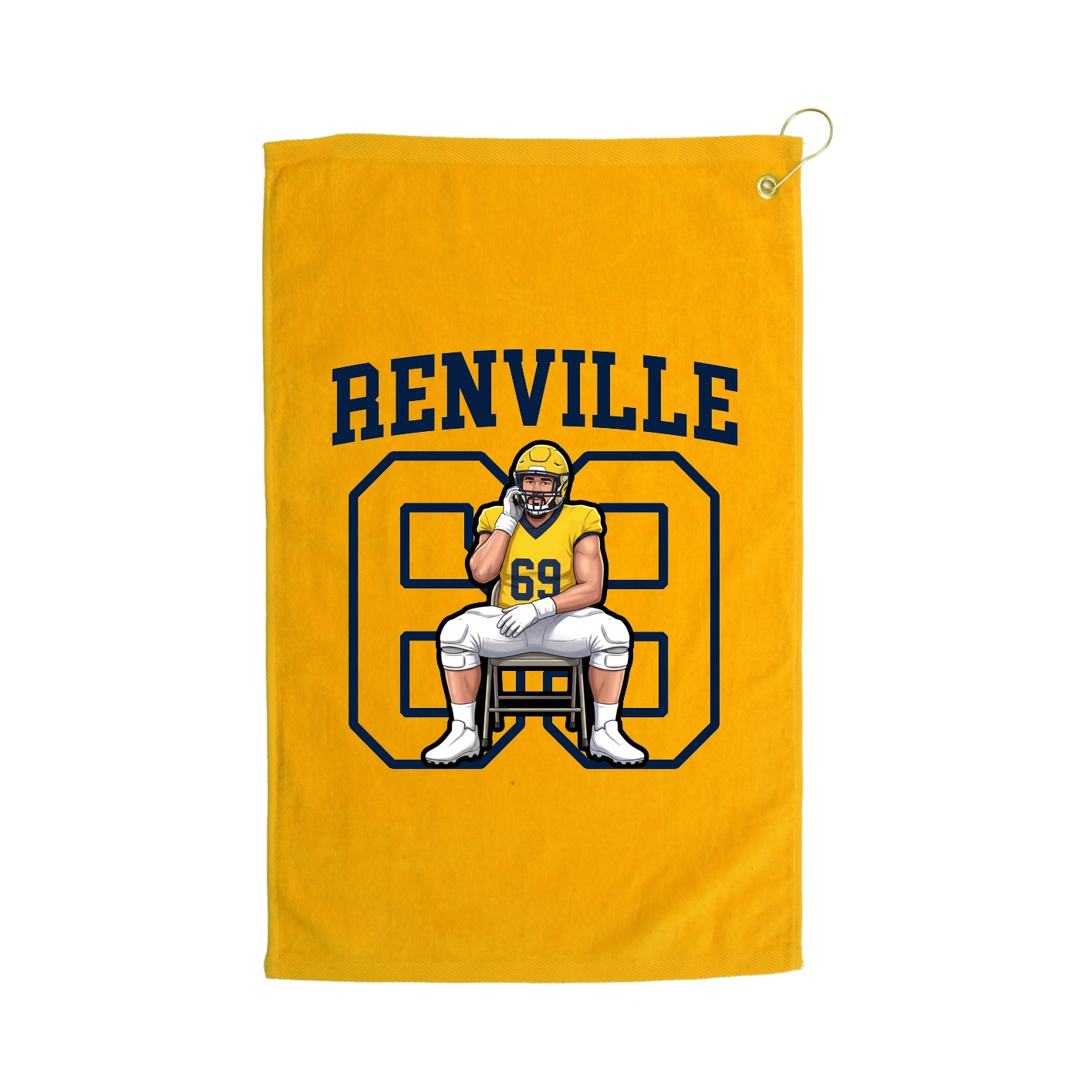 Golf Towel — Shirsey in Gold
