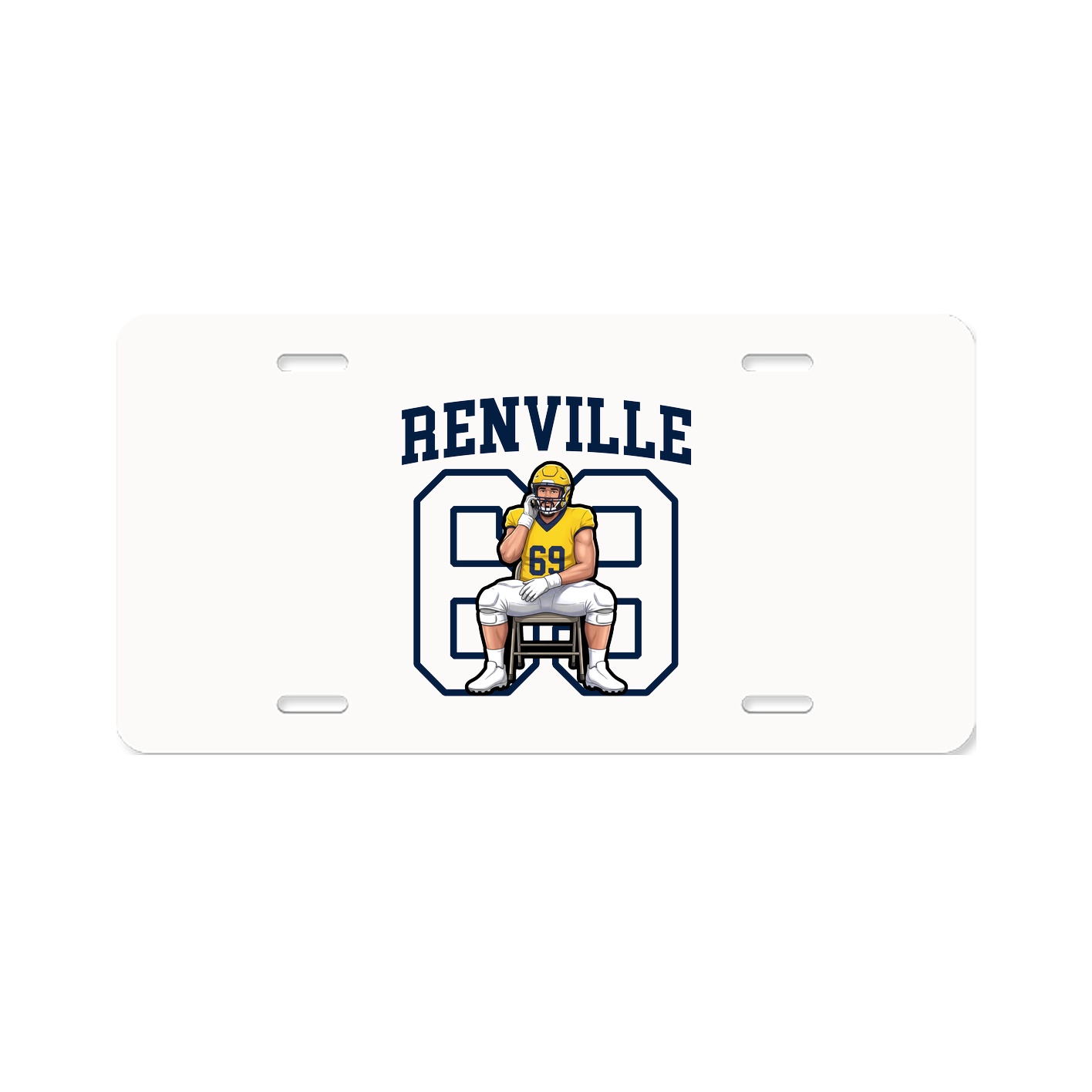 License Plate — Shirsey in Classic