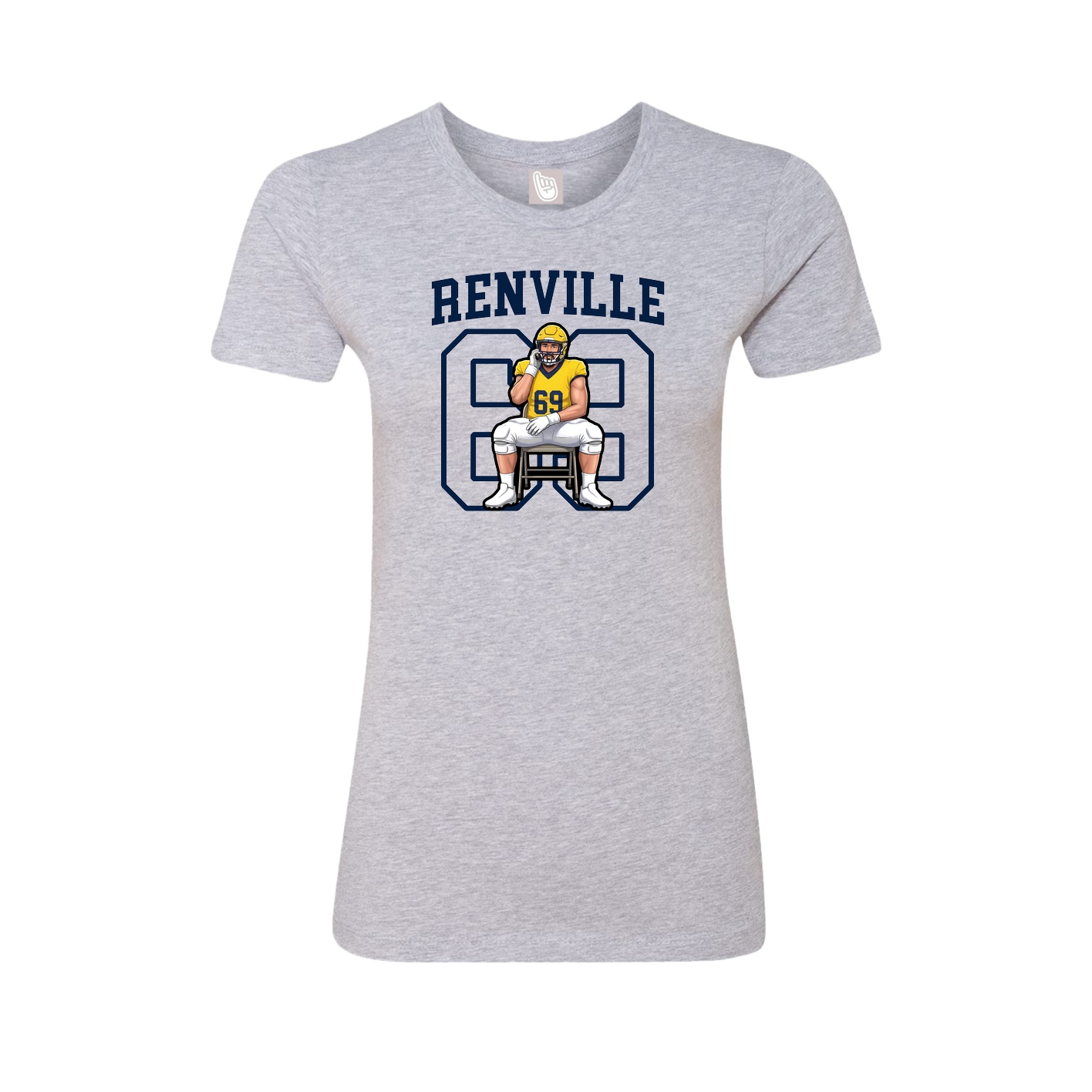 Womens Tee — Shirsey in Grey