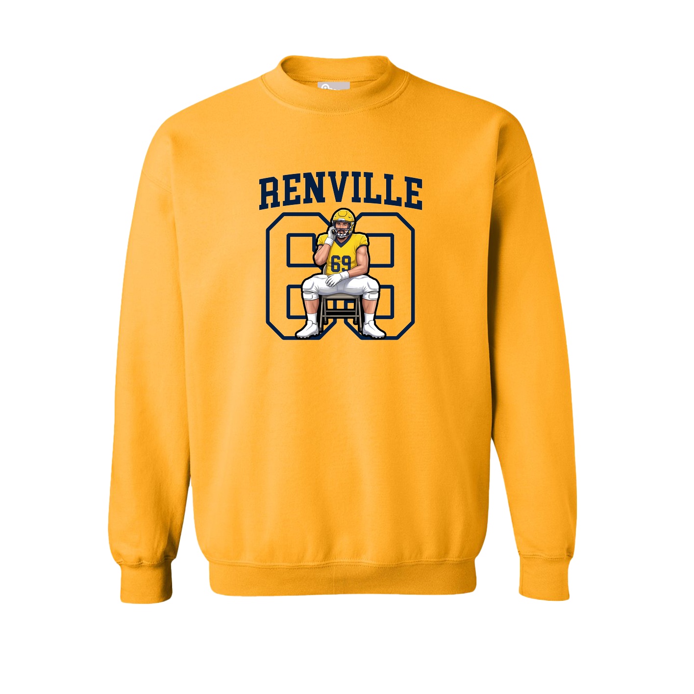 Fleece Crew — Shirsey in Gold