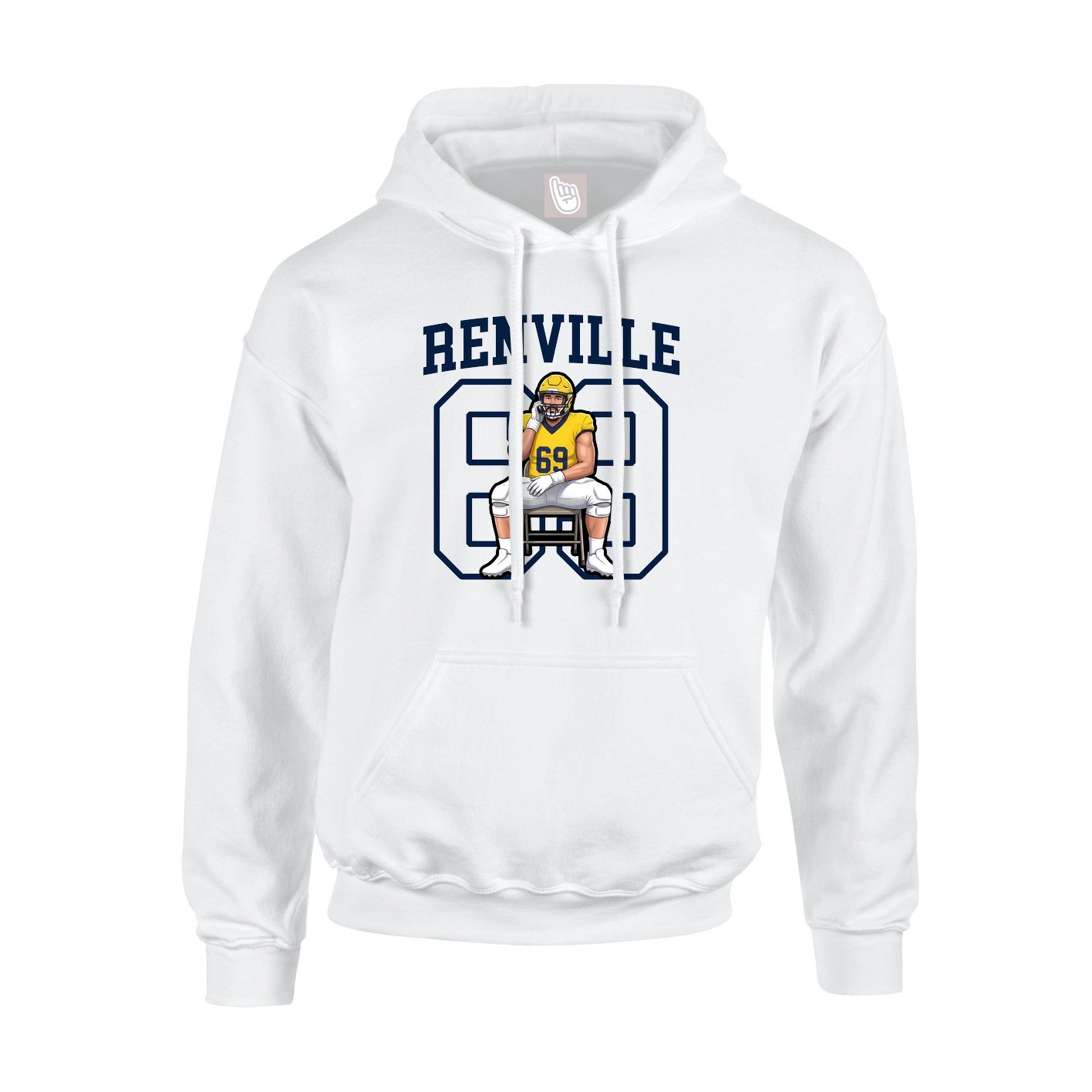 Youth Hoodie — Shirsey in White