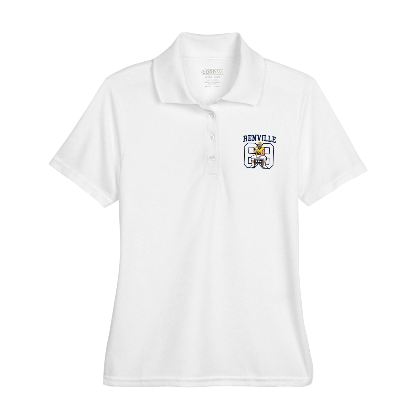 Womens Performance Polo — Shirsey in White