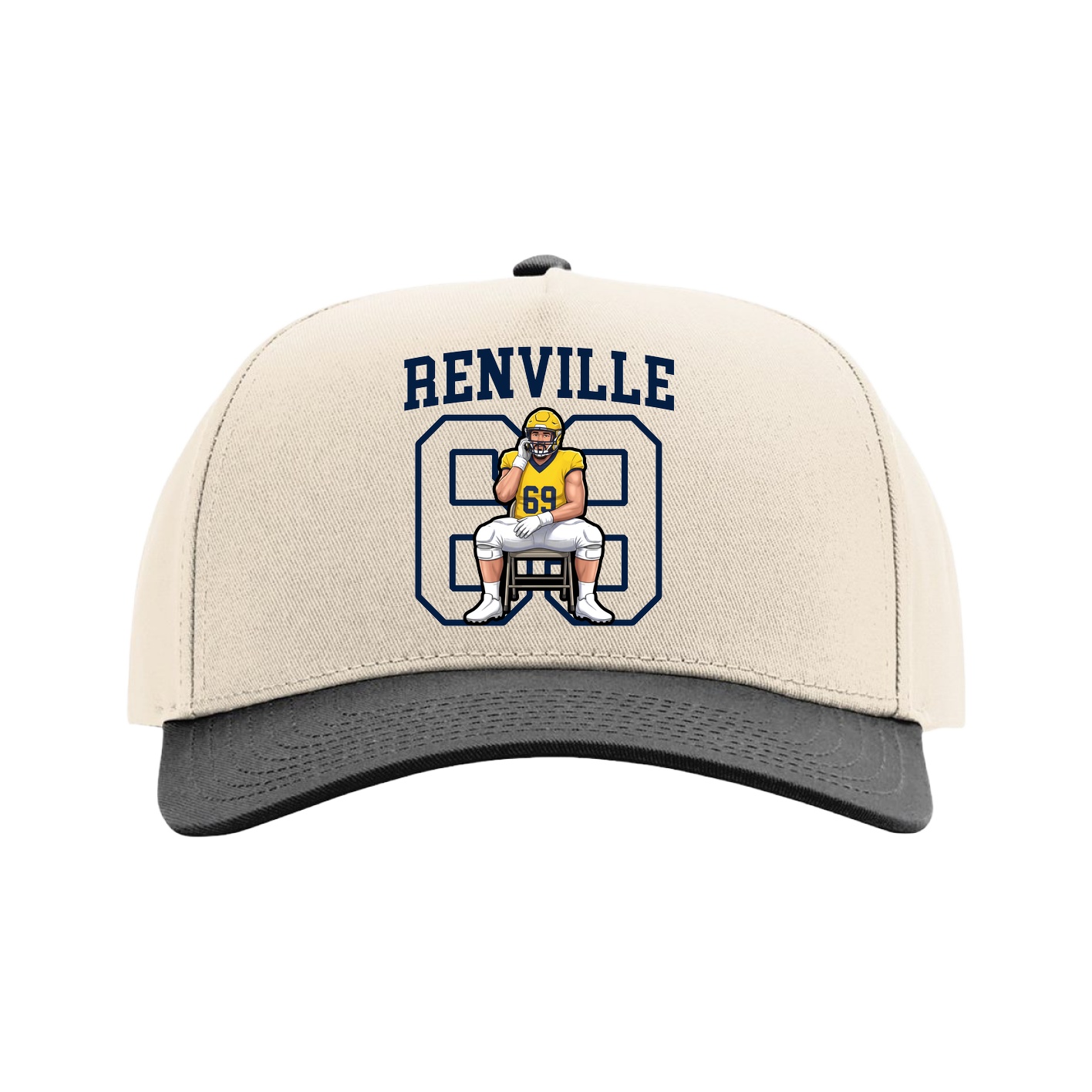 Full Fabric Five-Panel Champ Cap